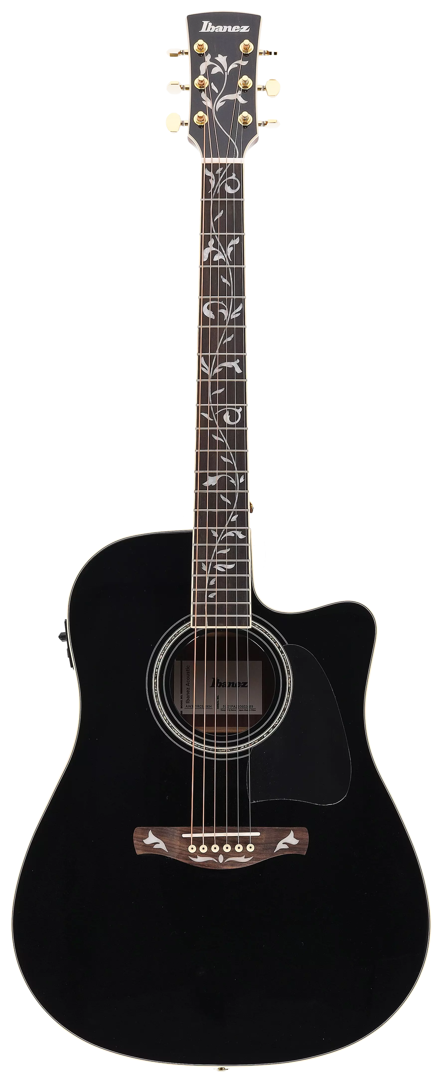 Ibanez AW391RCE-BKH Black High Gloss 1