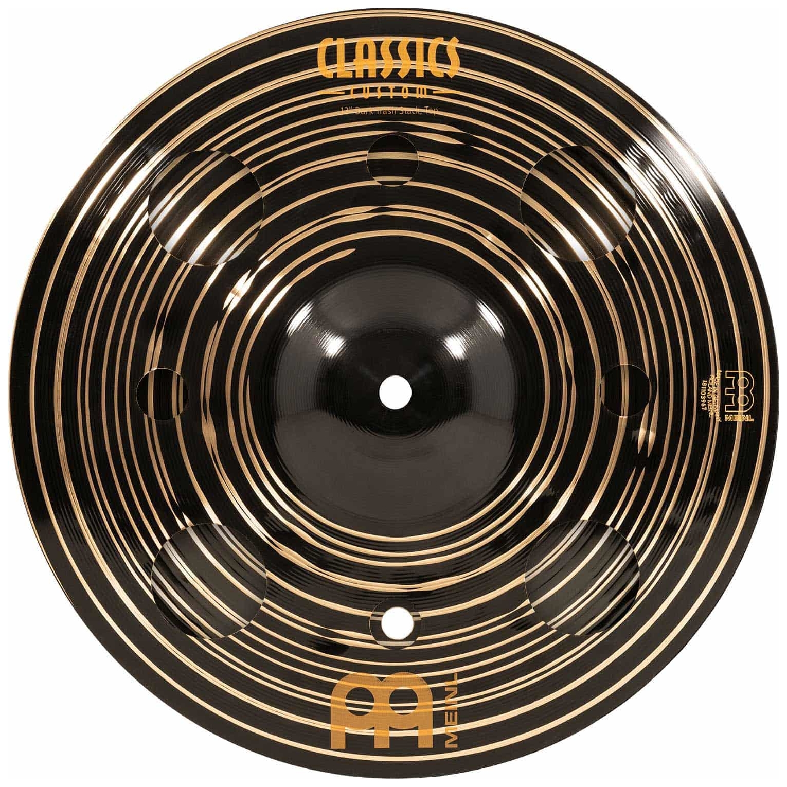 Meinl Cymbals - Meinl Cymbals CC-12DASTK - 12 Classics Custom Dark Trash Stack