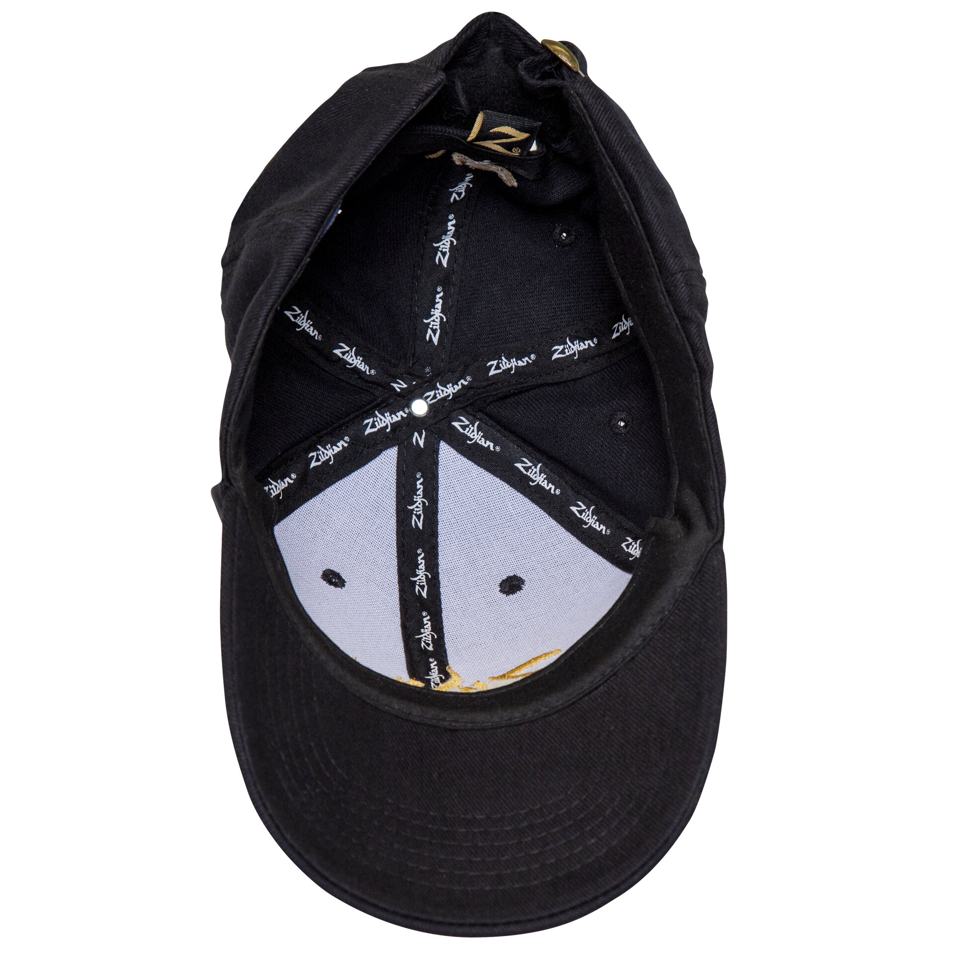 Zildjian T3241 Black Baseball Cap Gold Logo 2