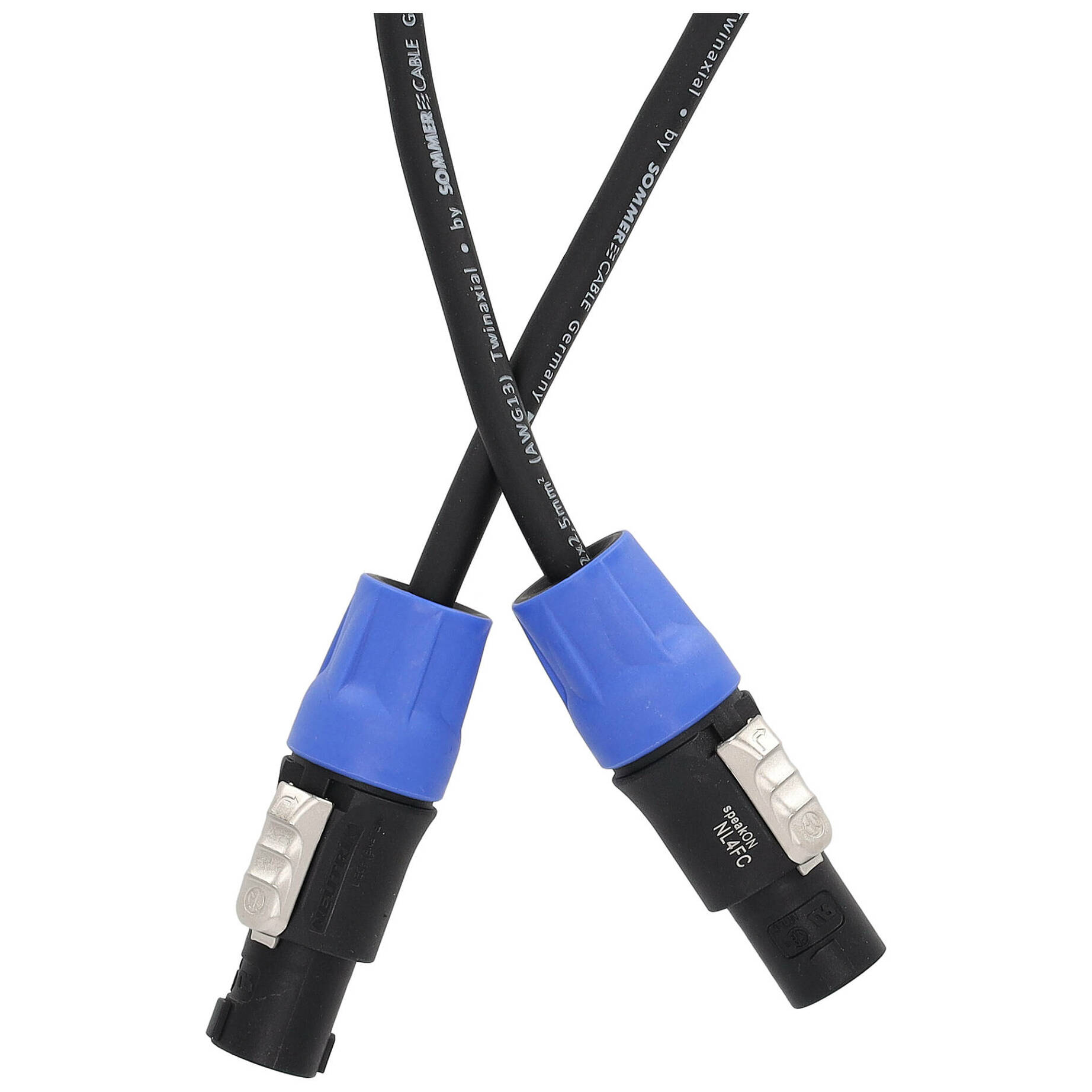 Sommer Cable MEAC-225-0100-SW Twinaxial Meridian Speakon - Speakon 1 Meter 2