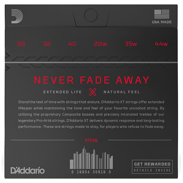 D’Addario XTC45 - XT Classical Silver Plated Copper, Normal Tension 1