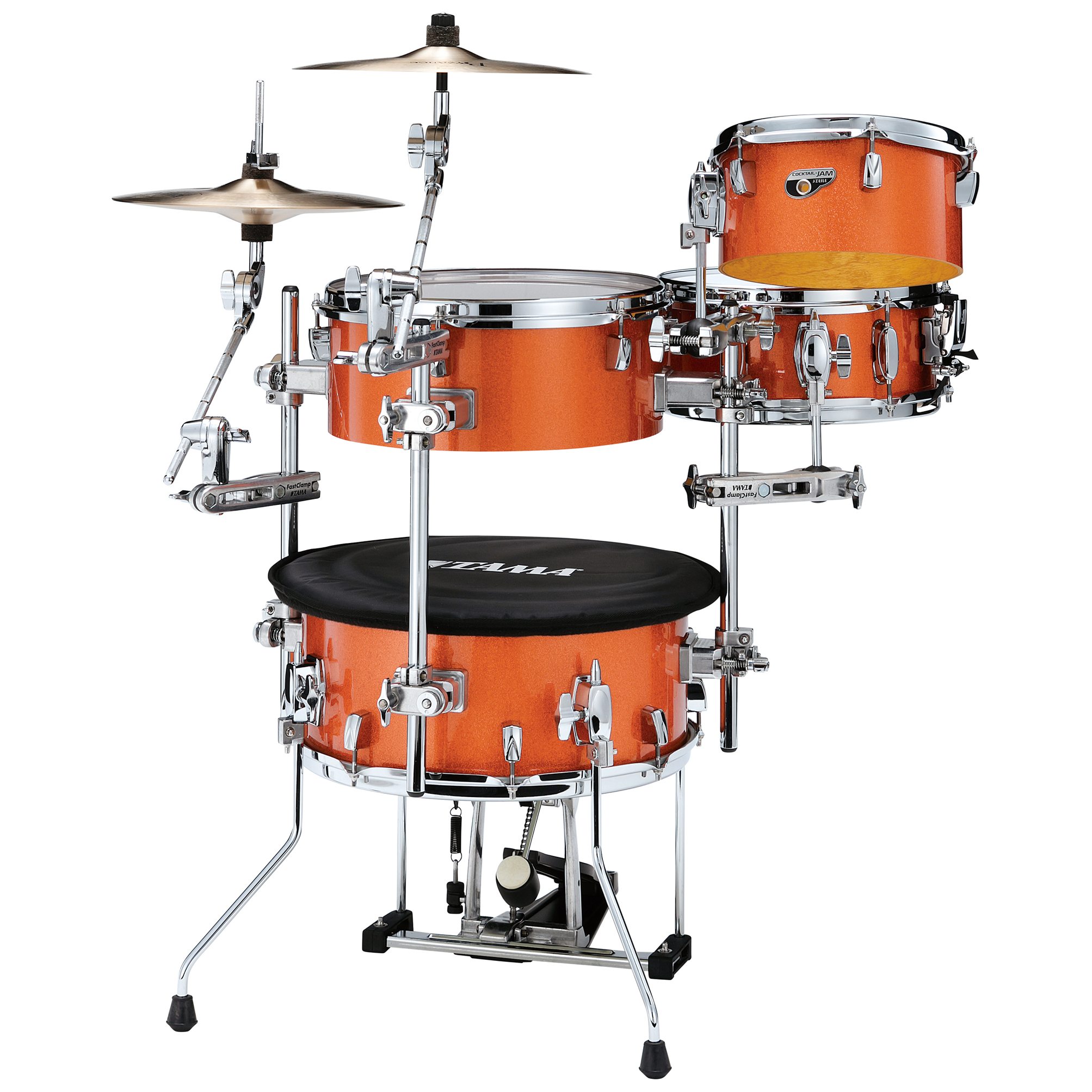 Tama CJB46C-BOS - Cocktail JAM Kit 4-teilig - bright Orange Sparkle