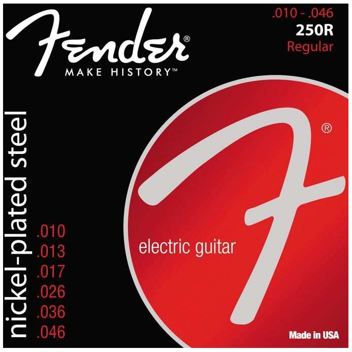 Fender - Fender 250R Original 250s Nickel-Plated Steel Ball End 010-046
