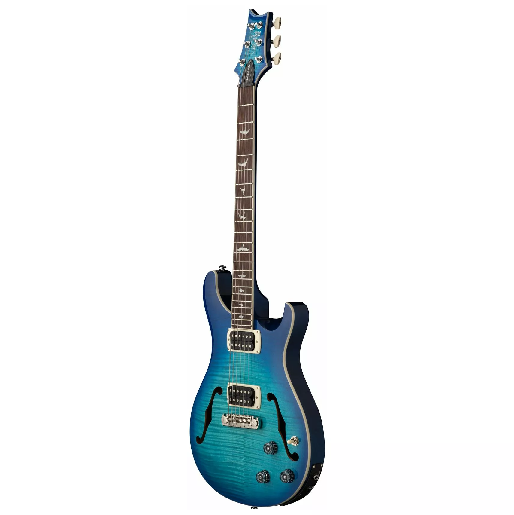 PRS SE Flat Back Hollowbody I Piezo Lake Blue 3