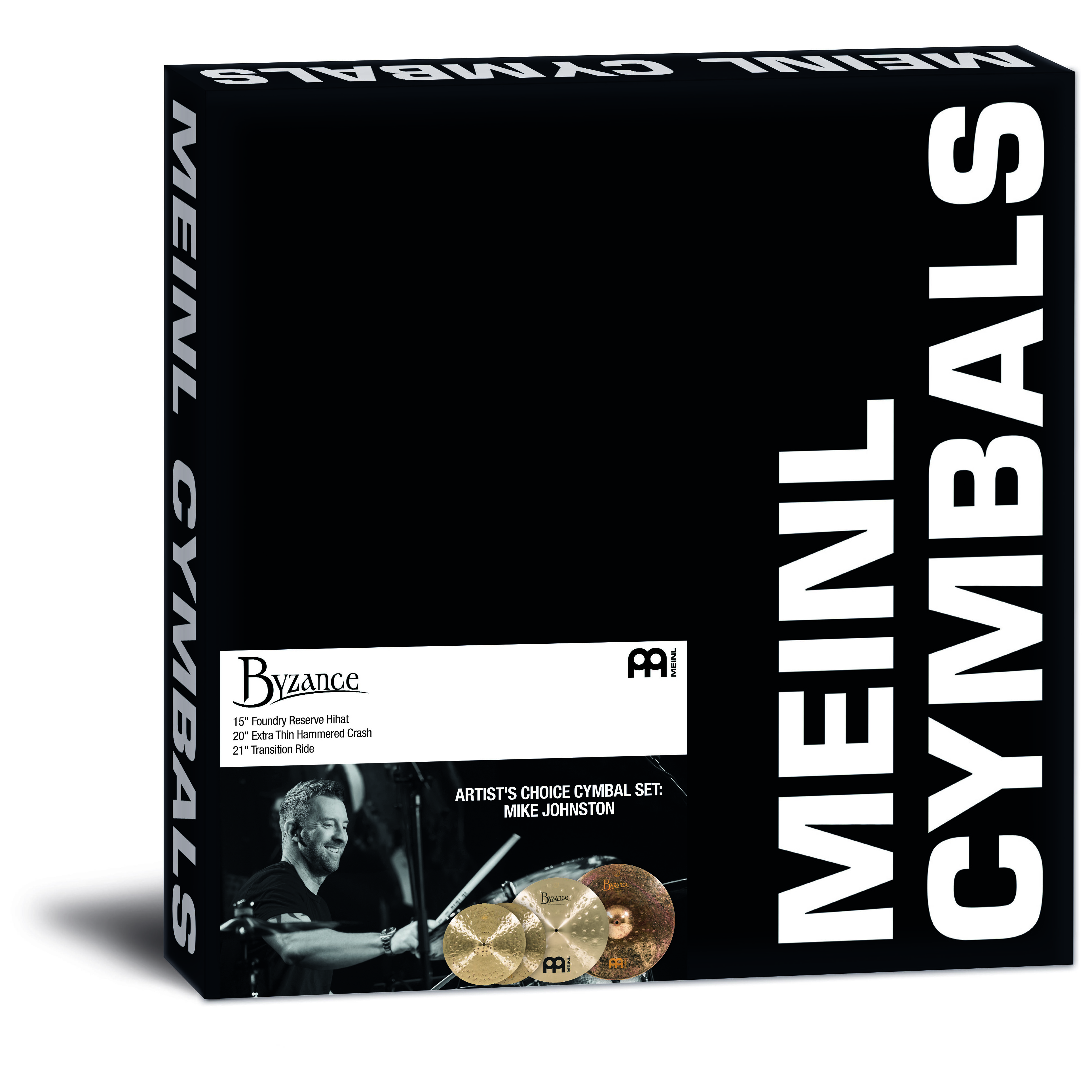 Meinl Cymbals A-CS6 - Byzance Artist's Choice Cymbal Set: Mike Johnston 2