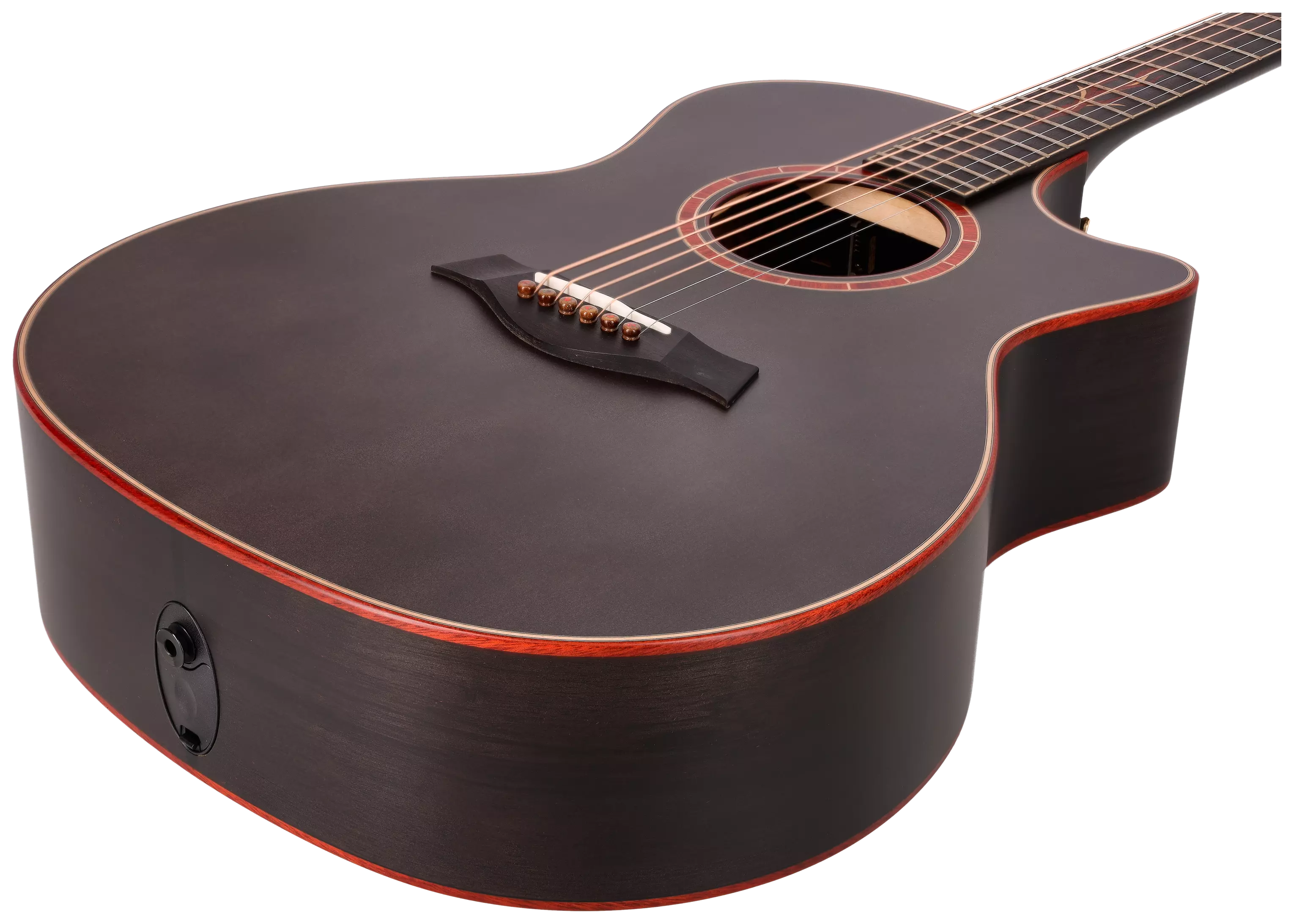 Taylor Custom GA C14ce Black Limba/Lutz Spruce #21 8