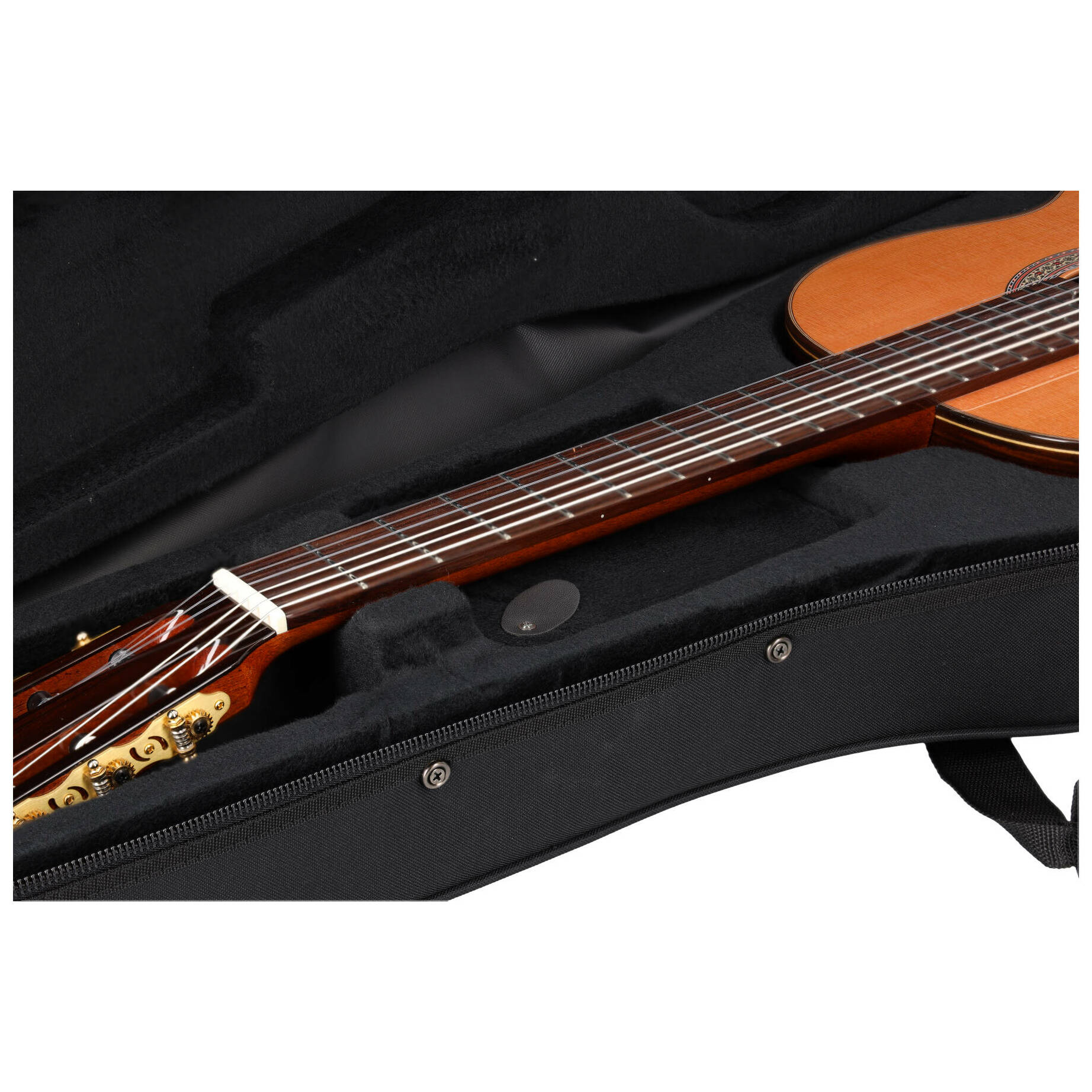 Chicago Classic Lightweight Koffer Klassikgitarre Schwarz 15