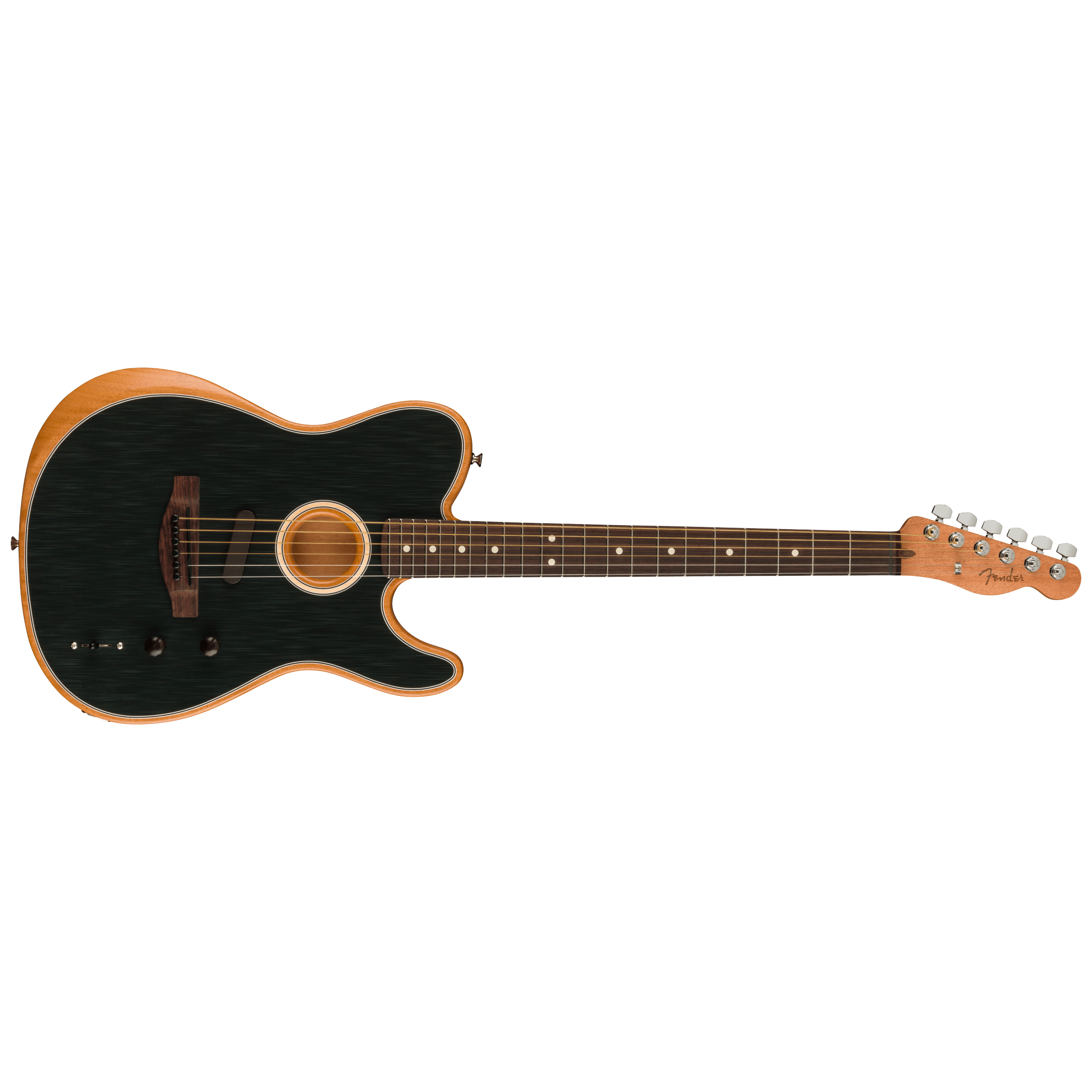 Fender Acoustasonic Player Telecaster BRSH BK 2
