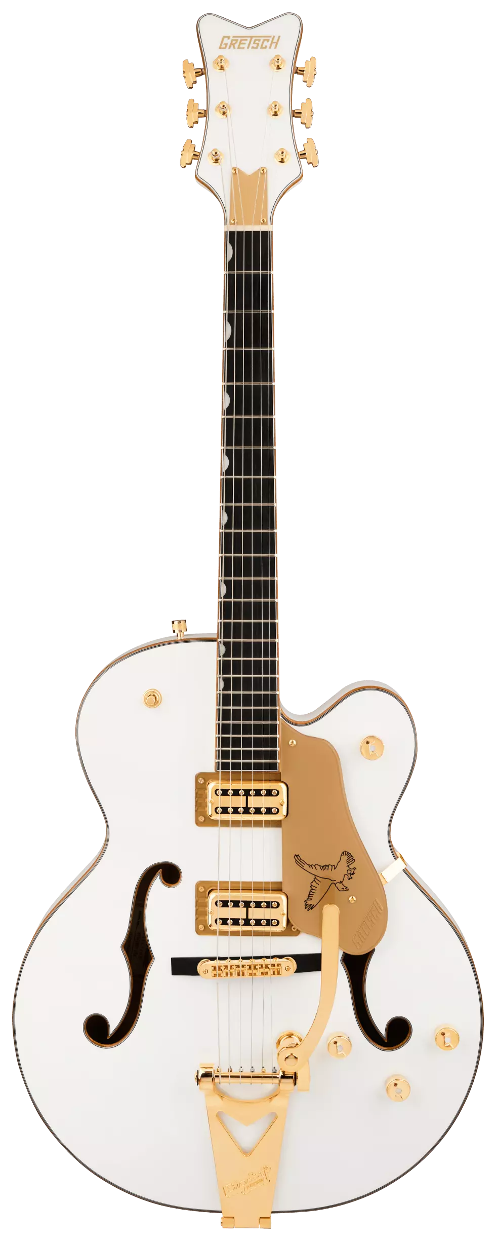 Gretsch Synchromatic Falcon Hollow Body SC Bigsby EB Snowcrest White 4