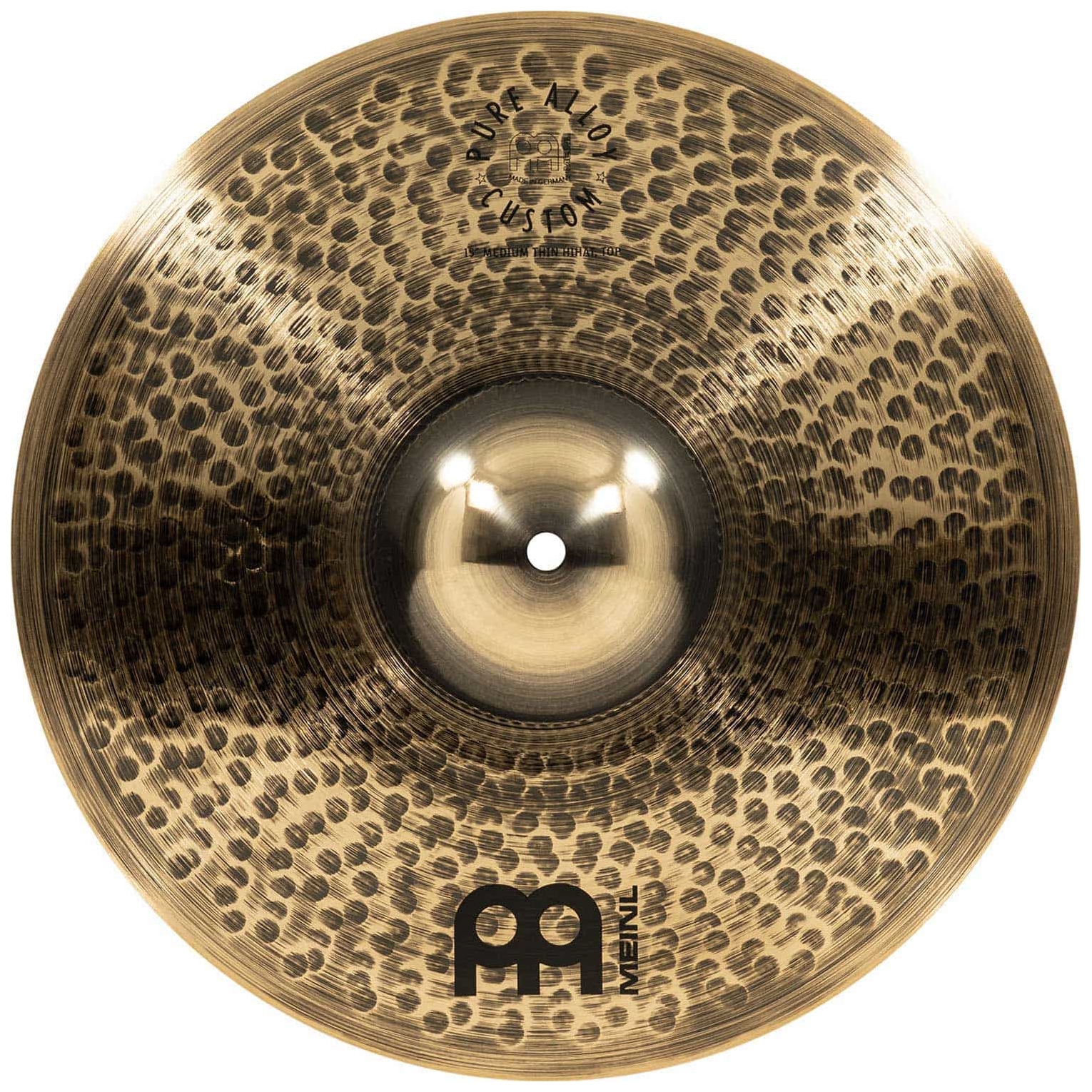 Meinl Cymbals - Meinl Cymbals PAC15MTH - 15 Pure Alloy Custom Medium Thin Hihat - 4