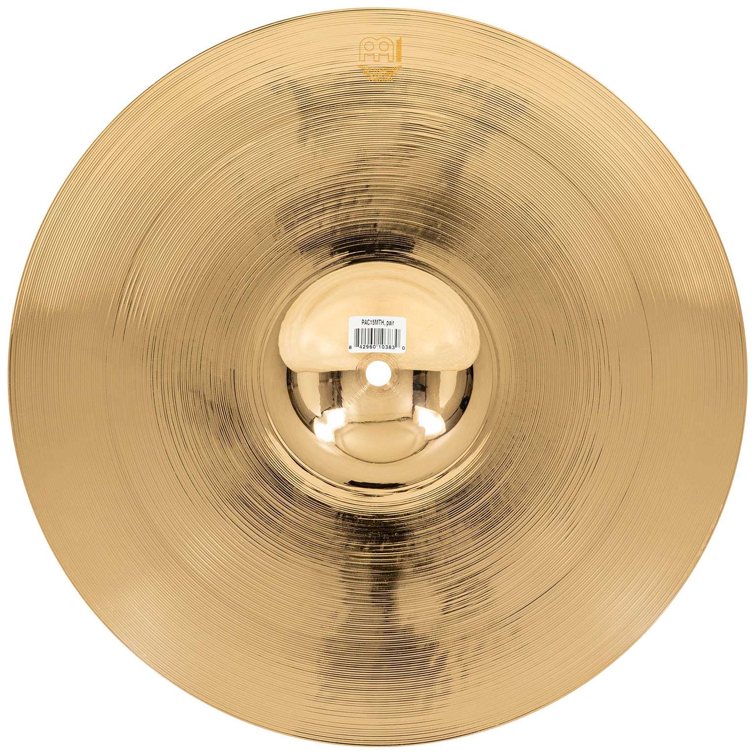 Meinl Cymbals - Meinl Cymbals PAC15MTH - 15 Pure Alloy Custom Medium Thin Hihat - 8