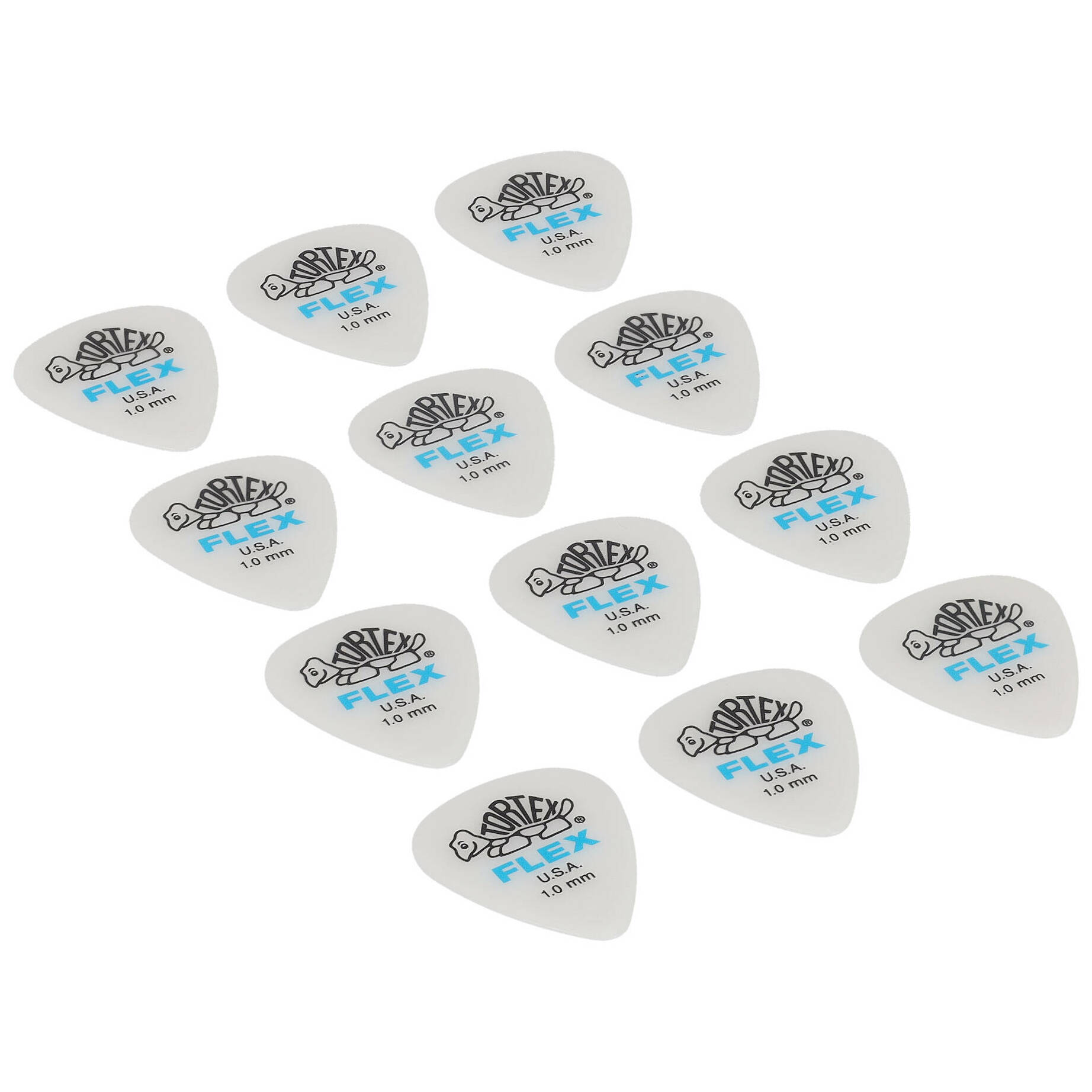 Dunlop Tortex Flex Picks 1.00 Player's Pack 12 Stück
