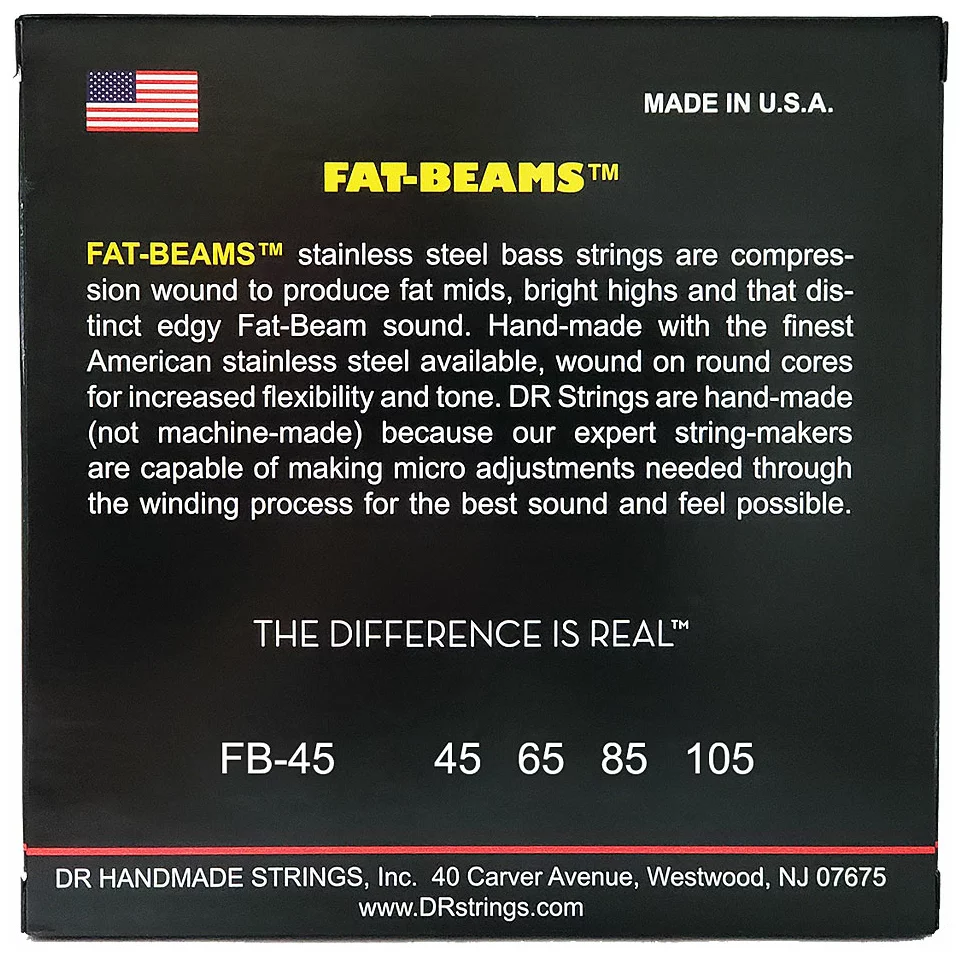 DR Strings Fat-Beams FB-45 .045-105 2
