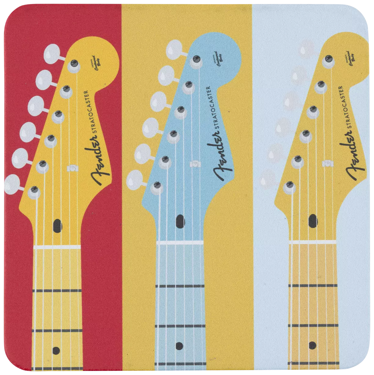 Fender Stratocaster Modern Design Coaster Set 2