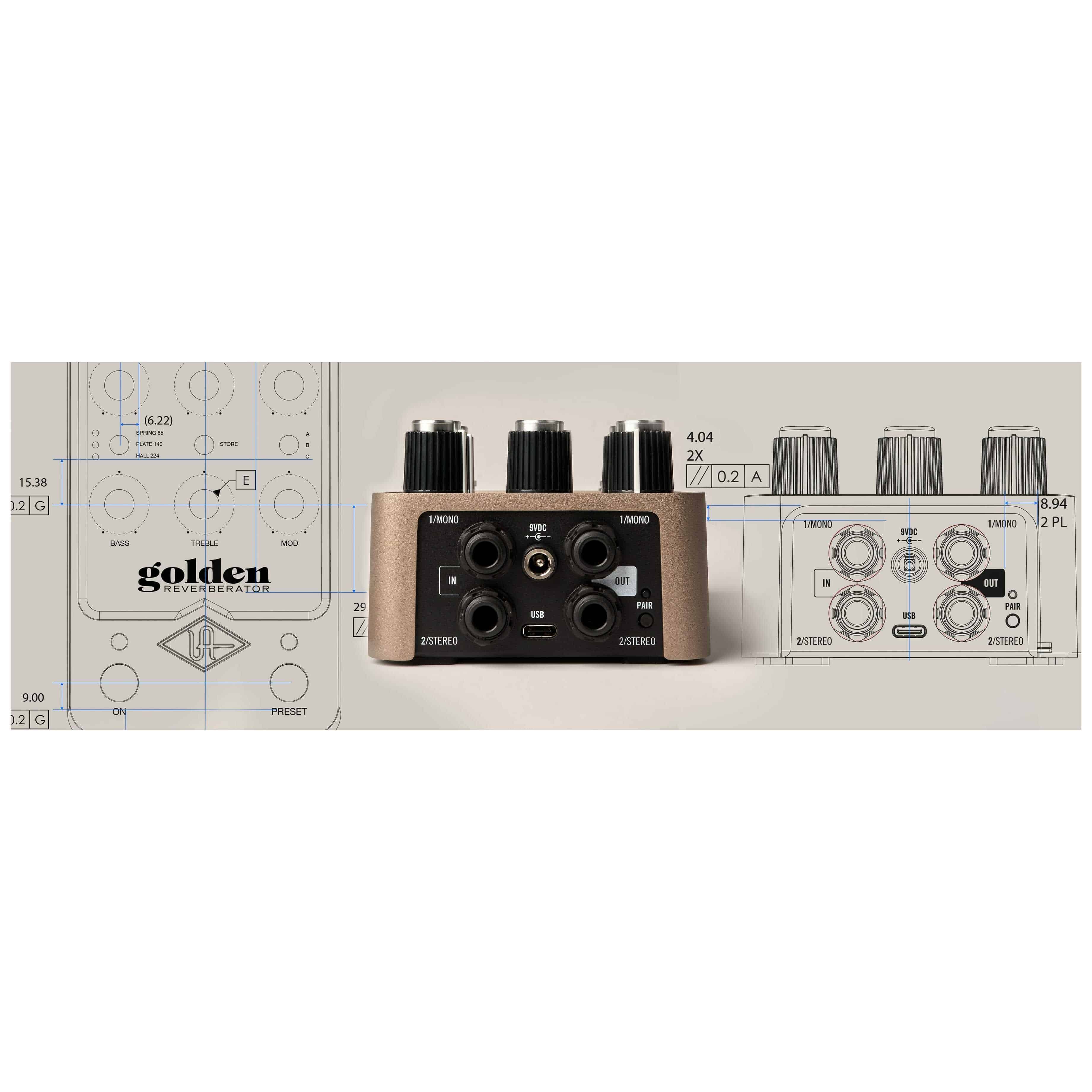 Universal Audio UAFX Golden Reverberator 3