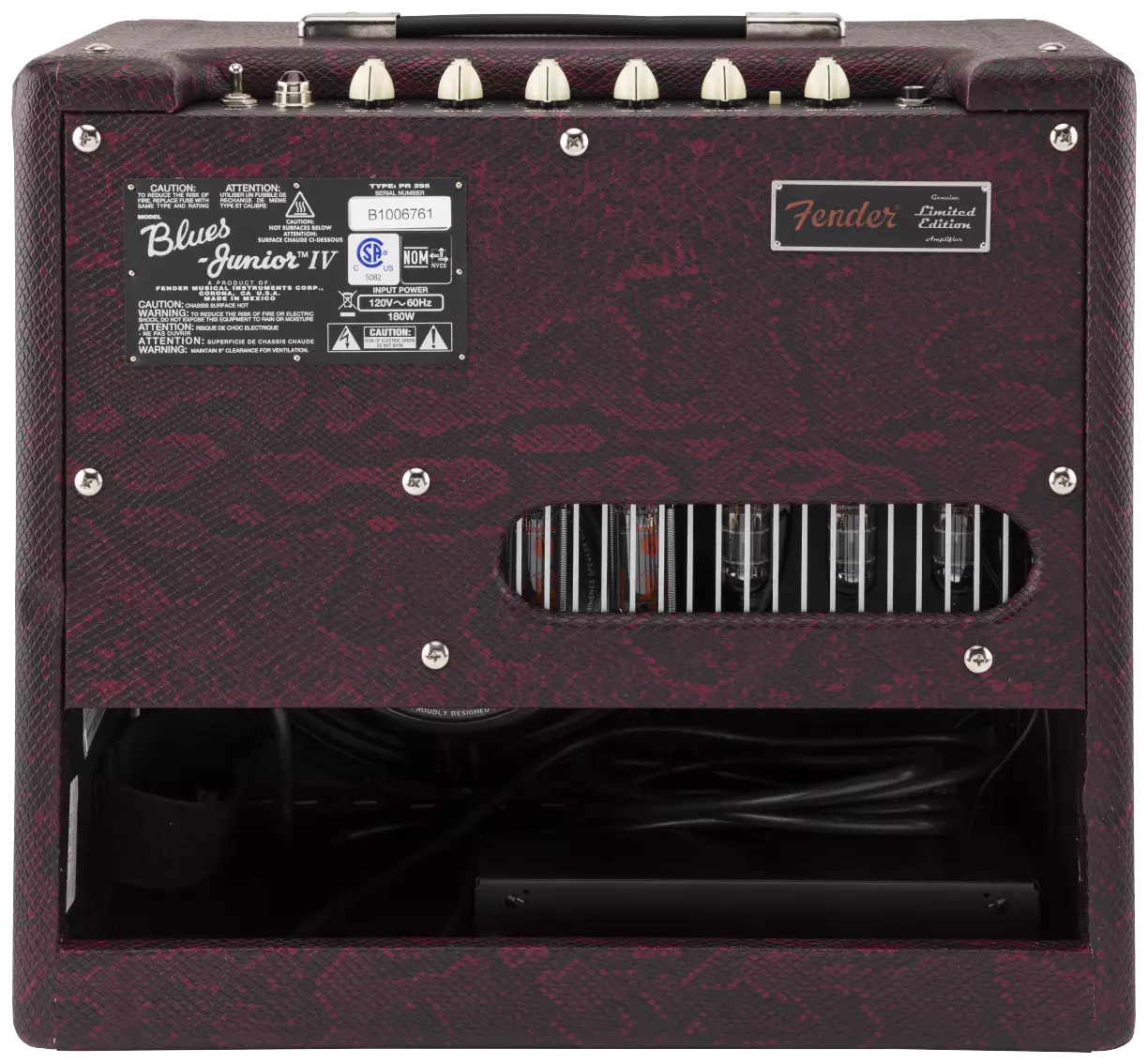 Fender FSR Blues Junior IV Red Snake Texas 4
