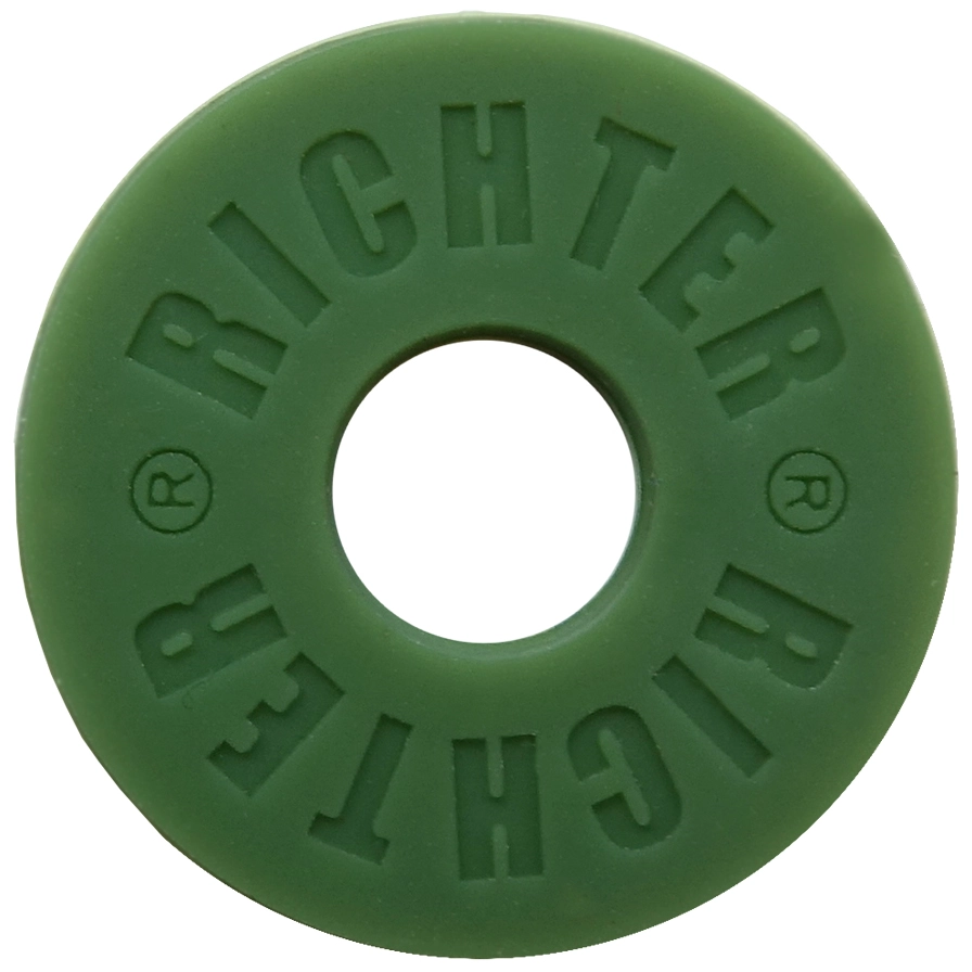 Richter Gurt Gummi Stopper Olive Green 2 Stück