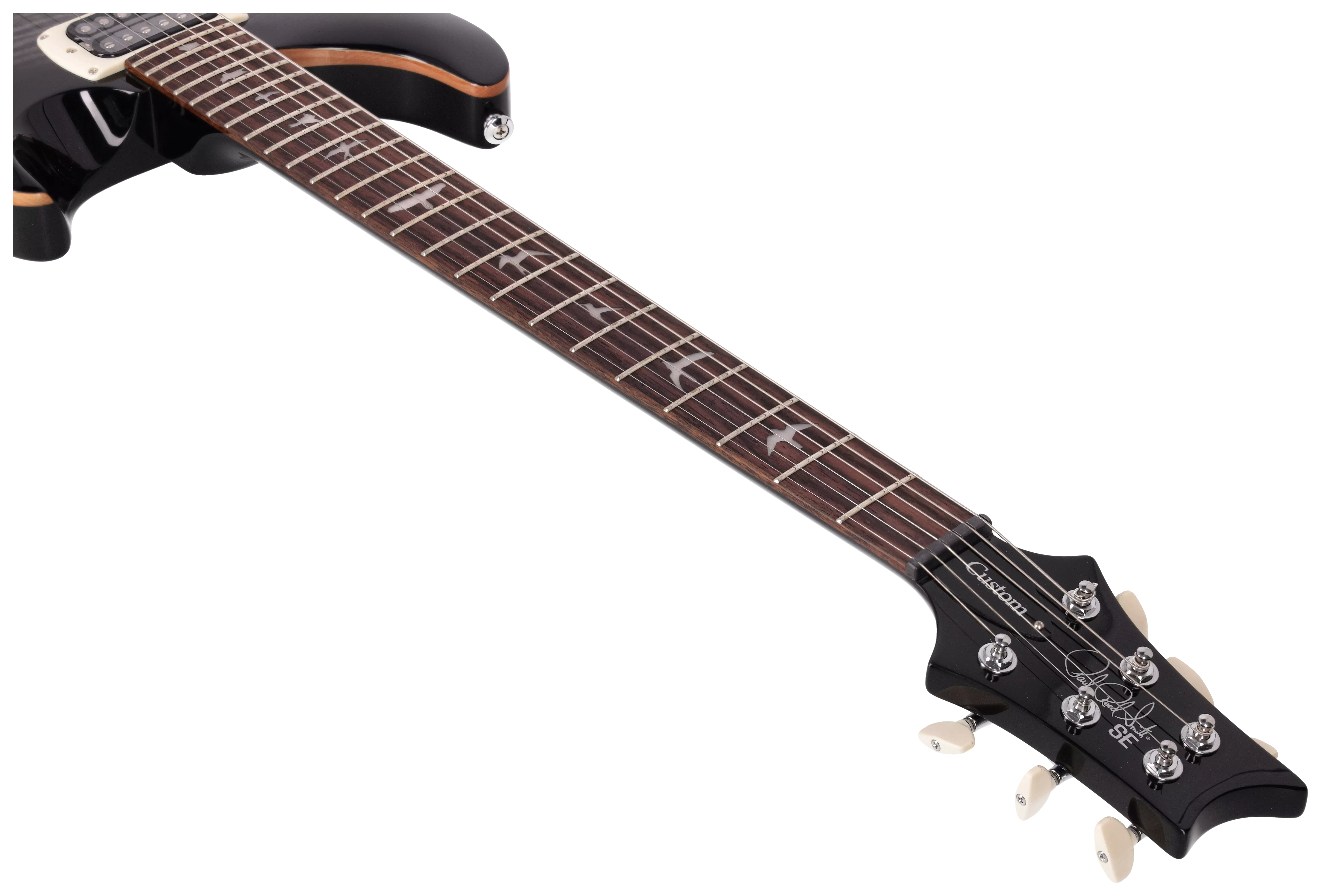 PRS SE Custom 24 Faded Gray Black Burst - session Select  - 13