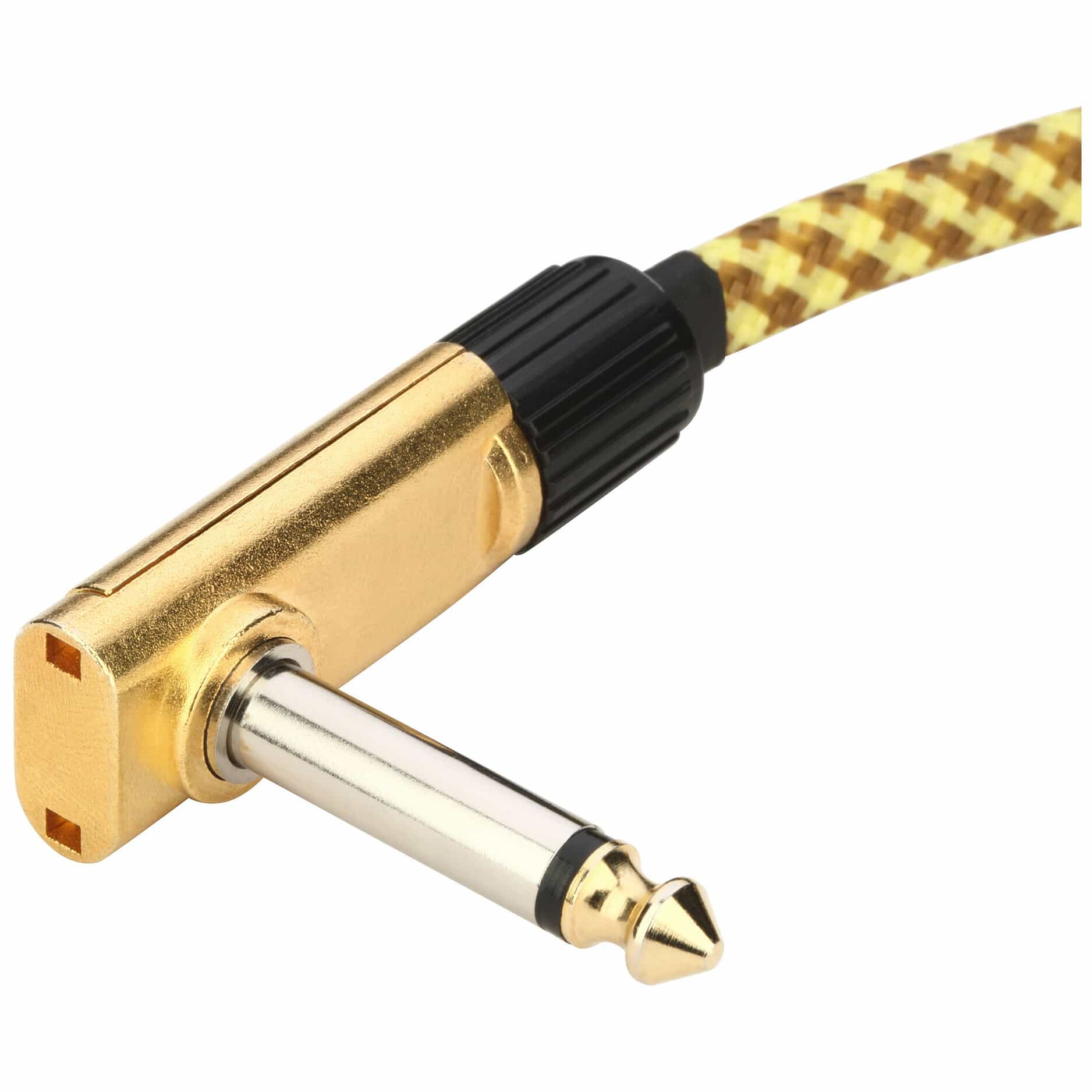 RockBoard Flat Patch Cable Vintage Tweed 10 cm 1