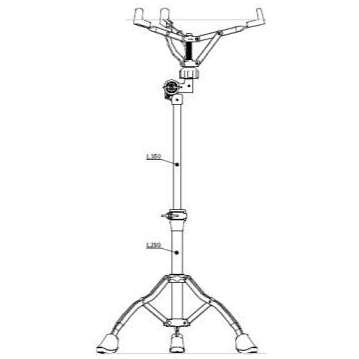 Image of Tama hs80hwn roadpro concert snare stand 12000135 2