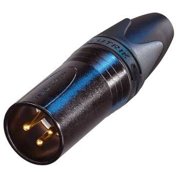 Neutrik - Neutrik NC3 MXX-B XLR Kabelstecker Male Vergoldet