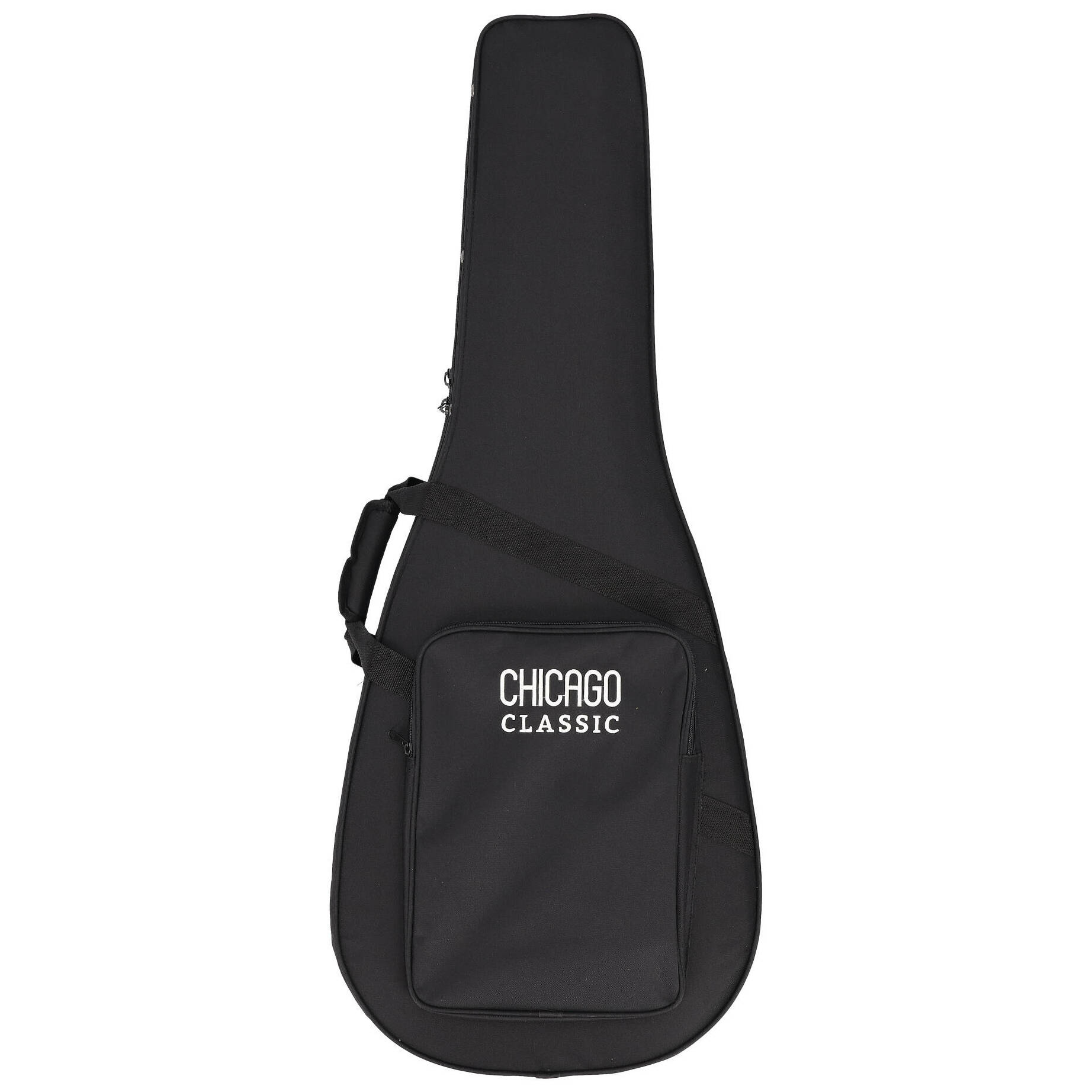 Chicago Classic Lightweight Koffer Klassikgitarre Schwarz 2