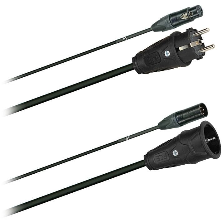  Schuko Power & Audio 3m