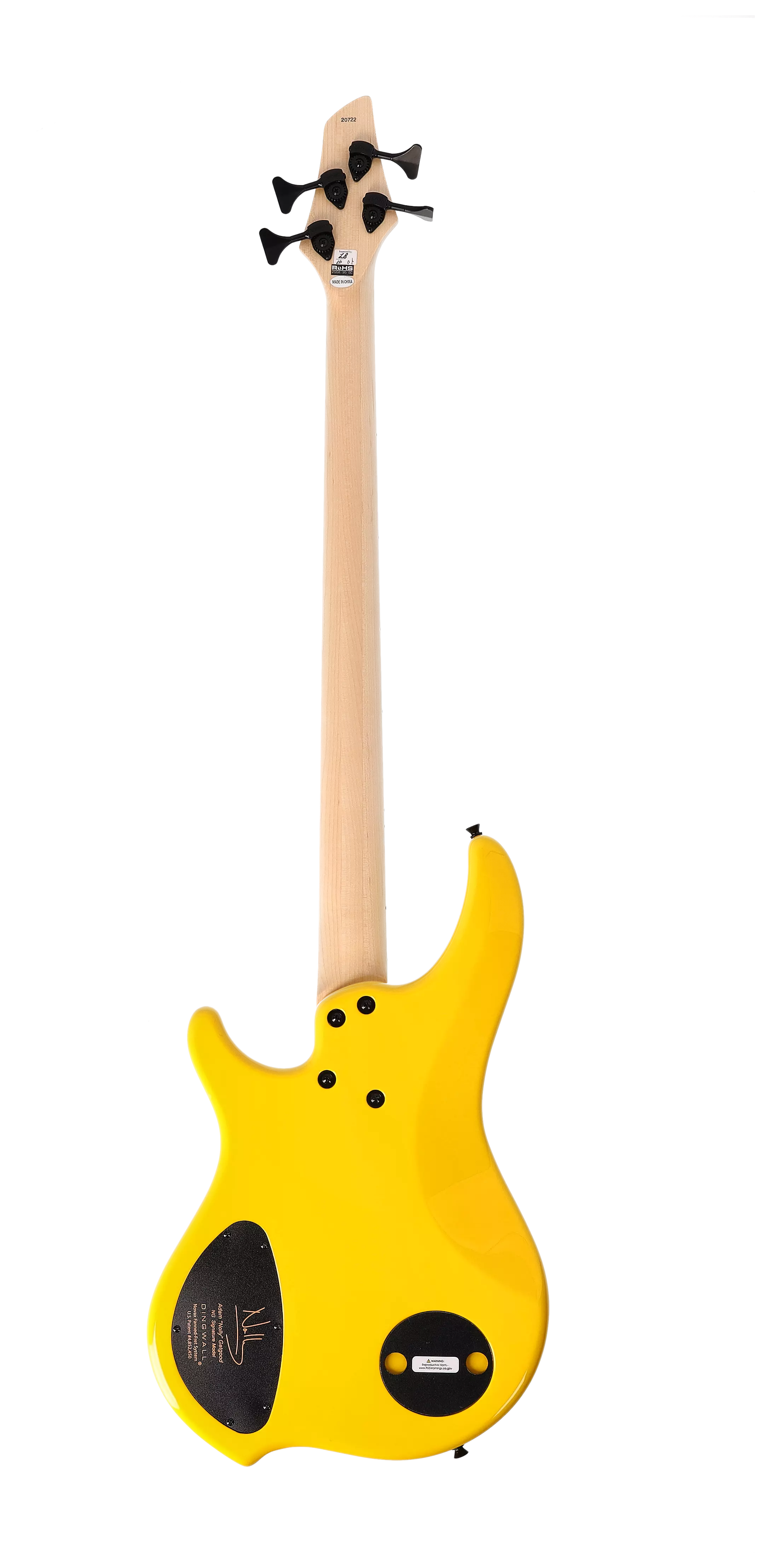 Dingwall LTD NG-3 4-String Ferrari Yellow 2