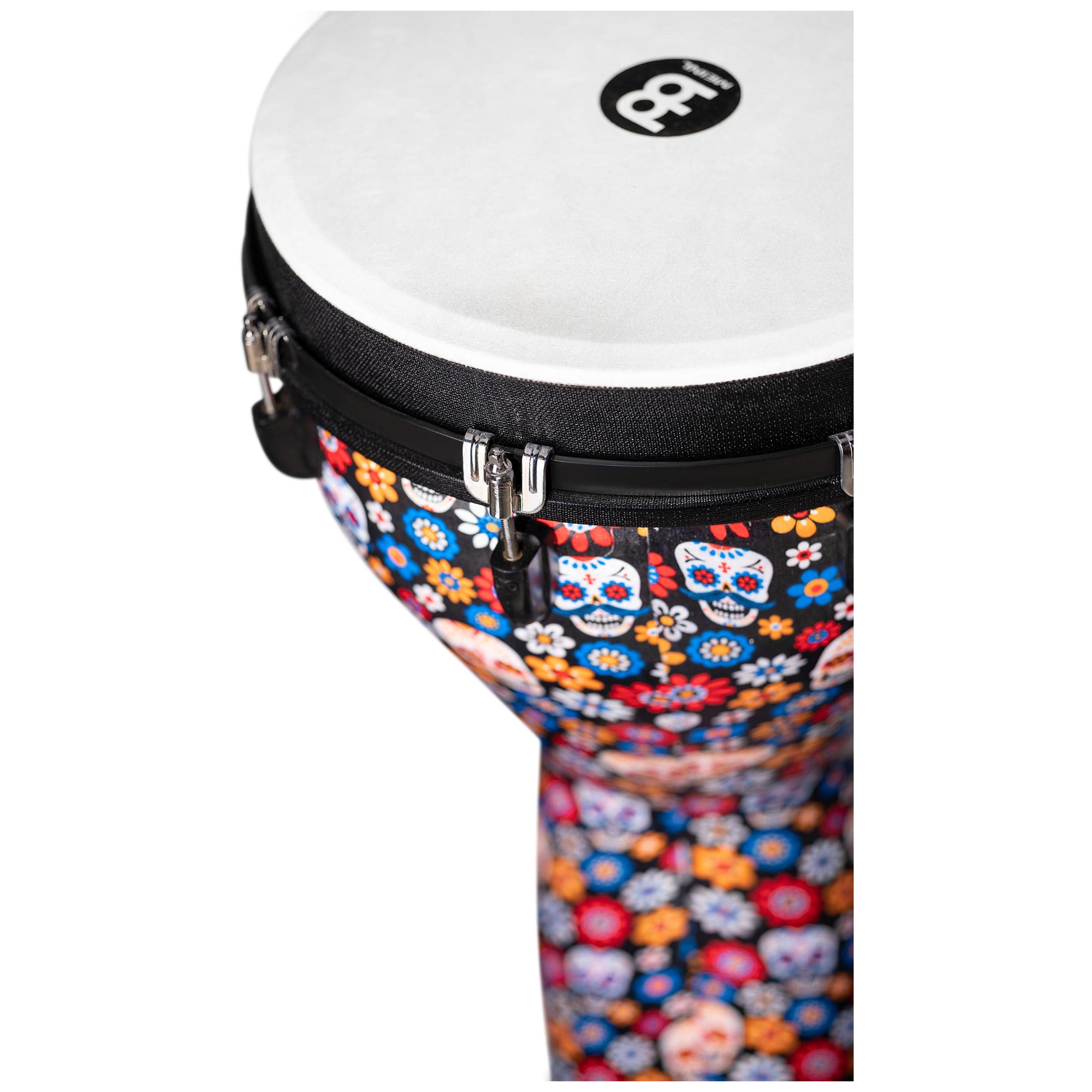 Meinl Percussion - Meinl Percussion JD14DA 14 Jumbo Djembe, Day Of The Dead - 1