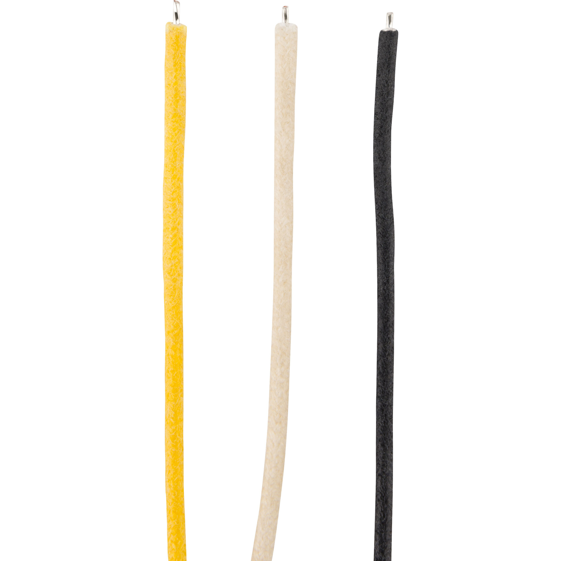 Fender 22 Gauge Cloth Wire Black/White/Yellow 15 FT 1