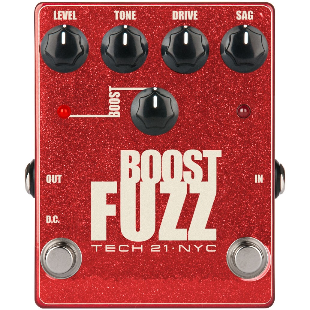 Tech 21 Bass Boost Fuzz Metallic Analog Bass Fuzz w/Clean