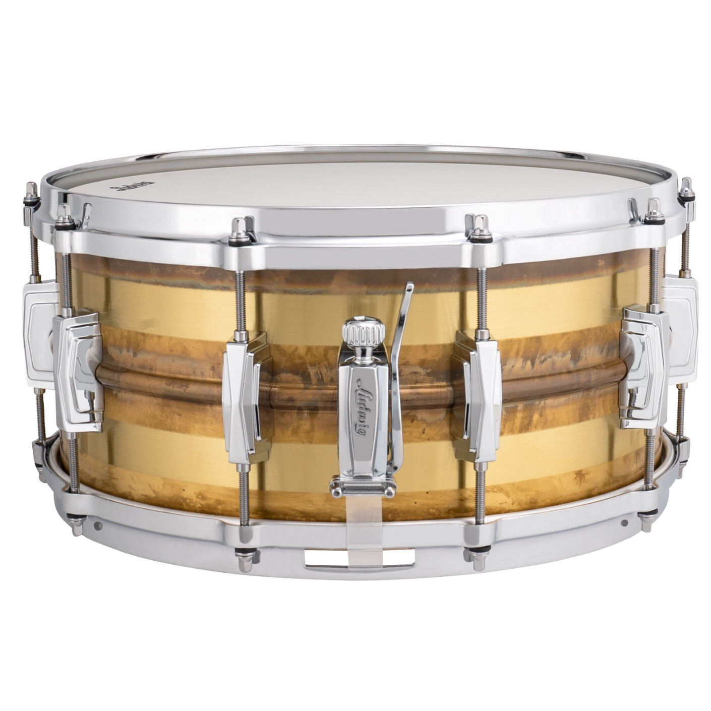 Ludwig Bronze Phonic LB552RS 14" x 6,5" Striped Bronze 2