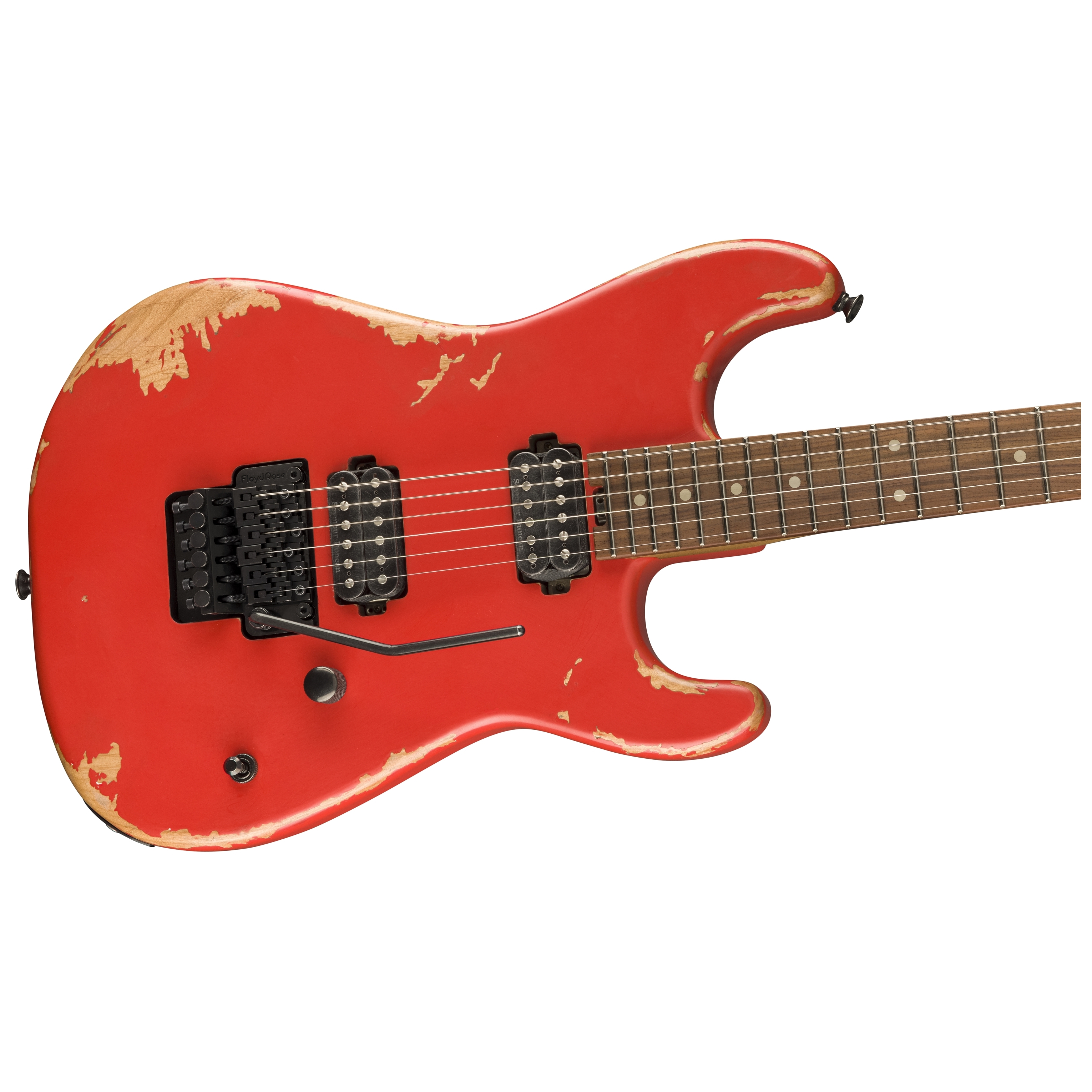 Charvel Pro-Mod REL SRS SD1 HH FR PF - WEATHERD ORANGE 5