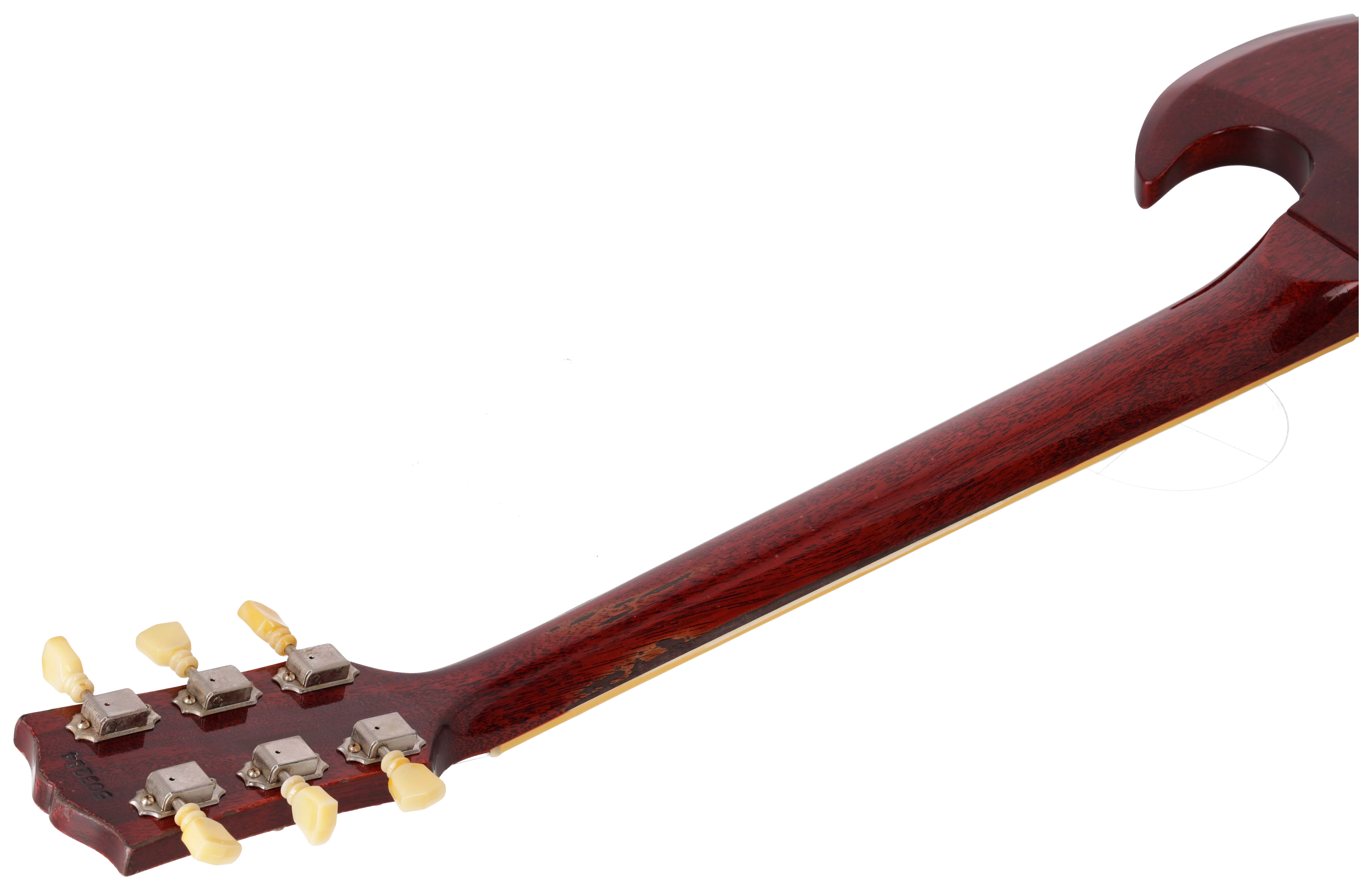 Gibson 64 SG Standard Cherry Long Maestro Heavy Aged Murphy Lab 13