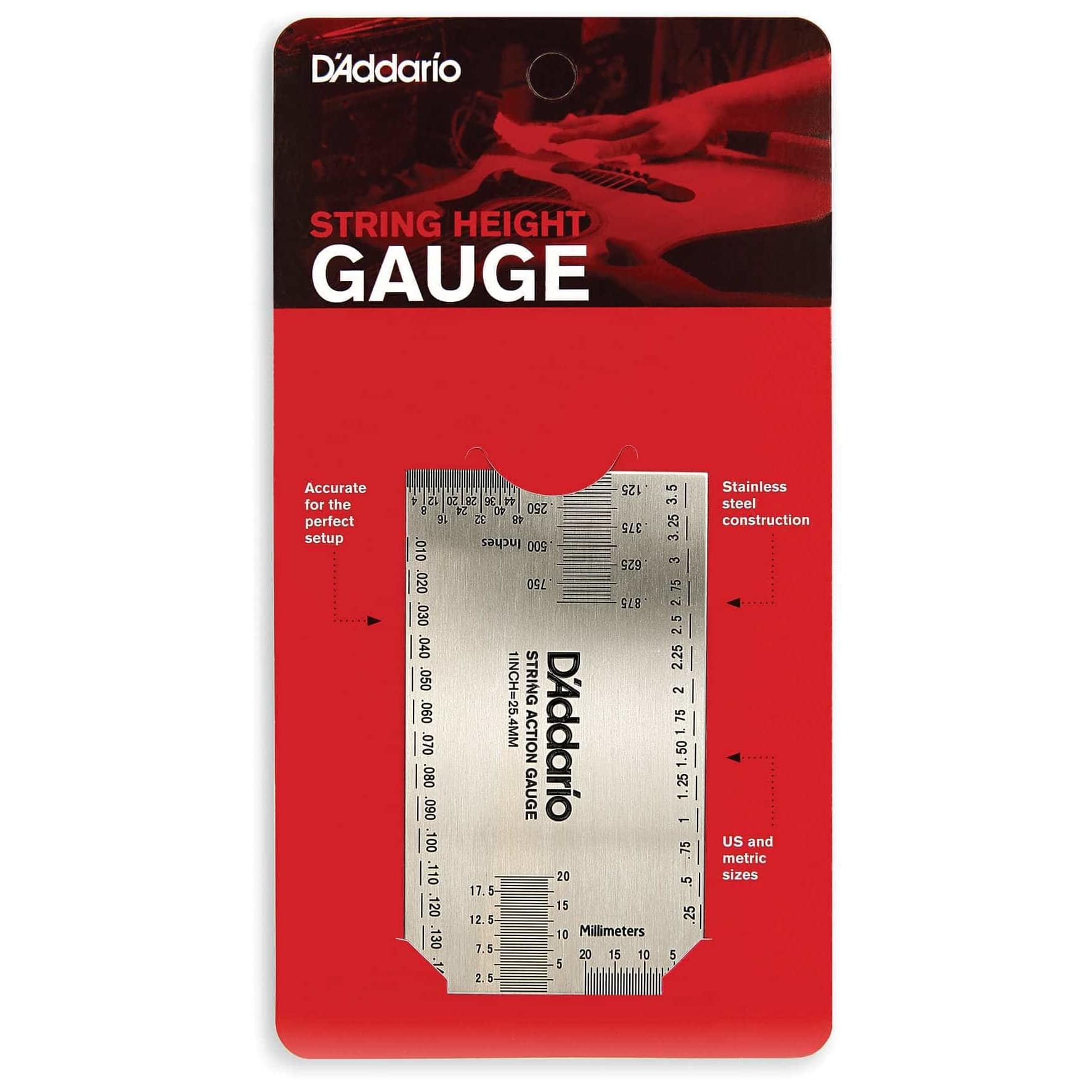 Image of Daddario pw shg 01  string height gauge 10016406 8