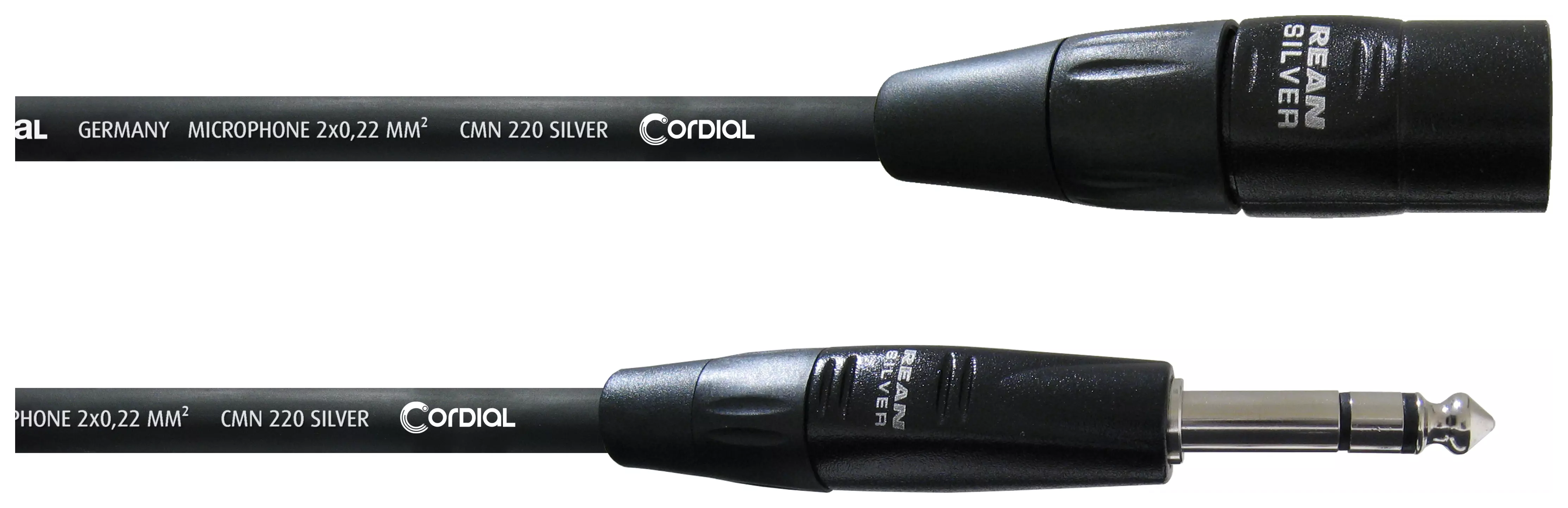 Cordial CIM 1.5 MV - 1,5 m,  XLR Male / Klinke Stereo REAN