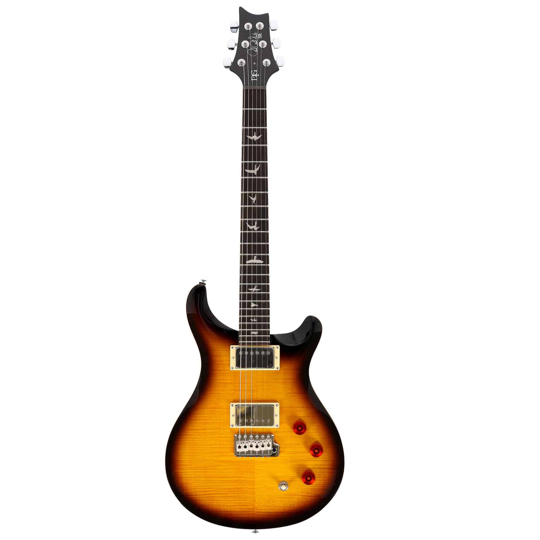 PRS SE DGT David Grissom McCarty Tobacco Sunburst