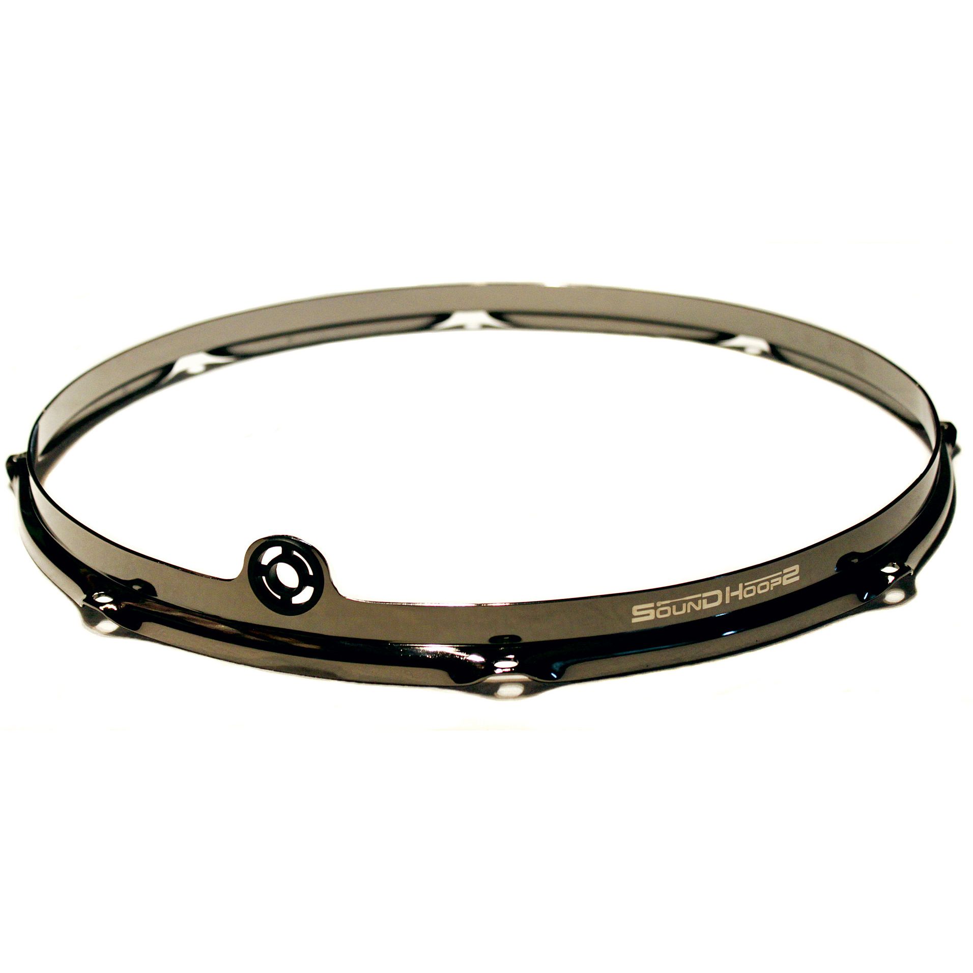  Pro 16" Black Nickel Tom Hoop 8 Holes