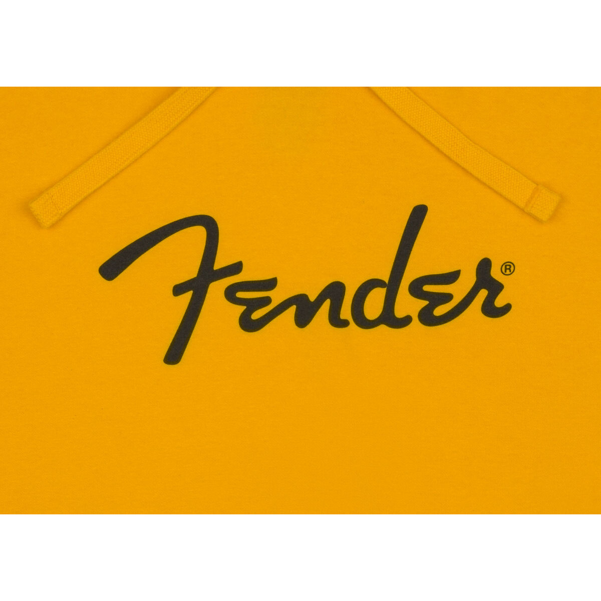 Fender Spaghetti Logo Hoodie, Butterscotch Blonde, L 1