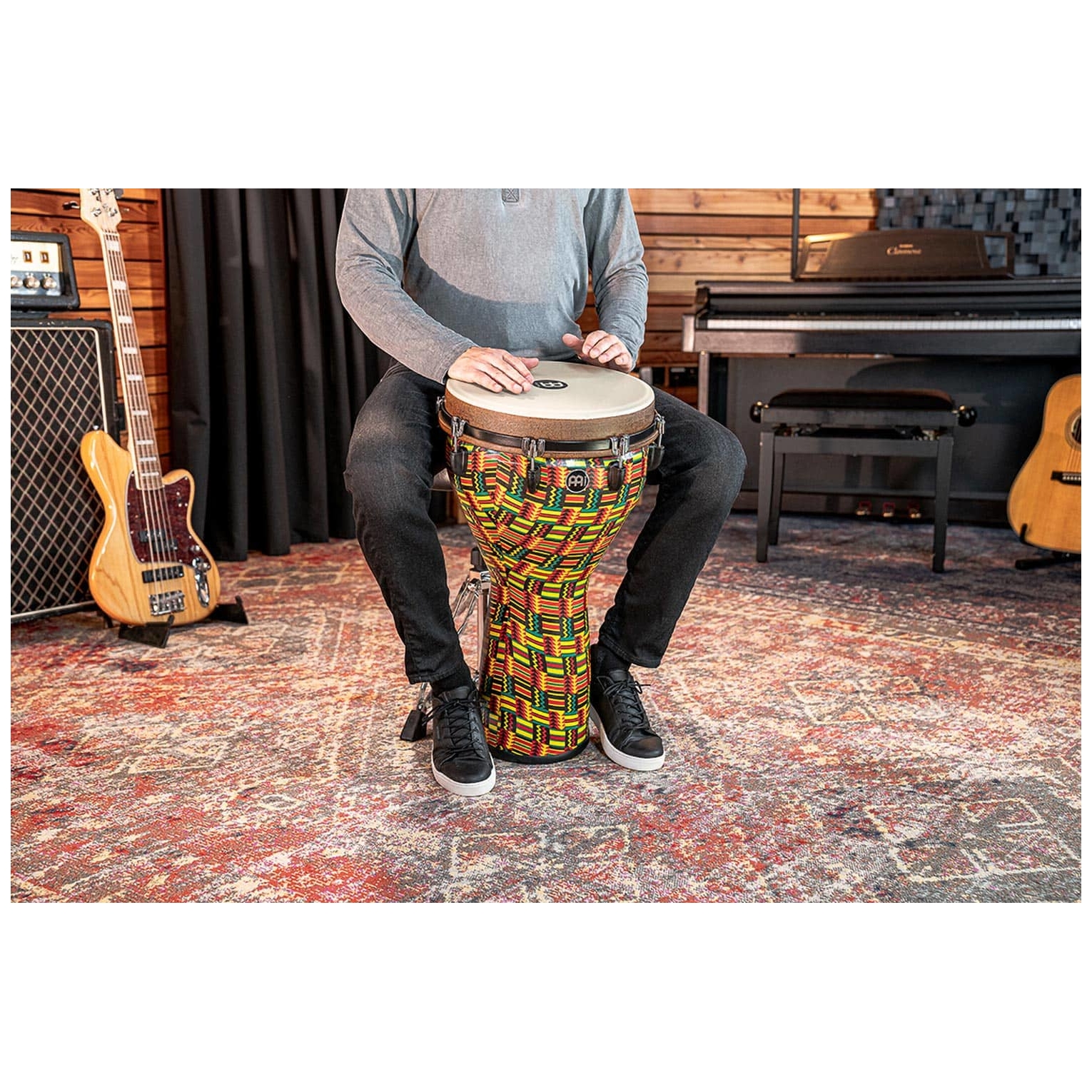 Meinl Percussion - Meinl Percussion JD14SI 14 Jumbo Djembe, Simbra - 7