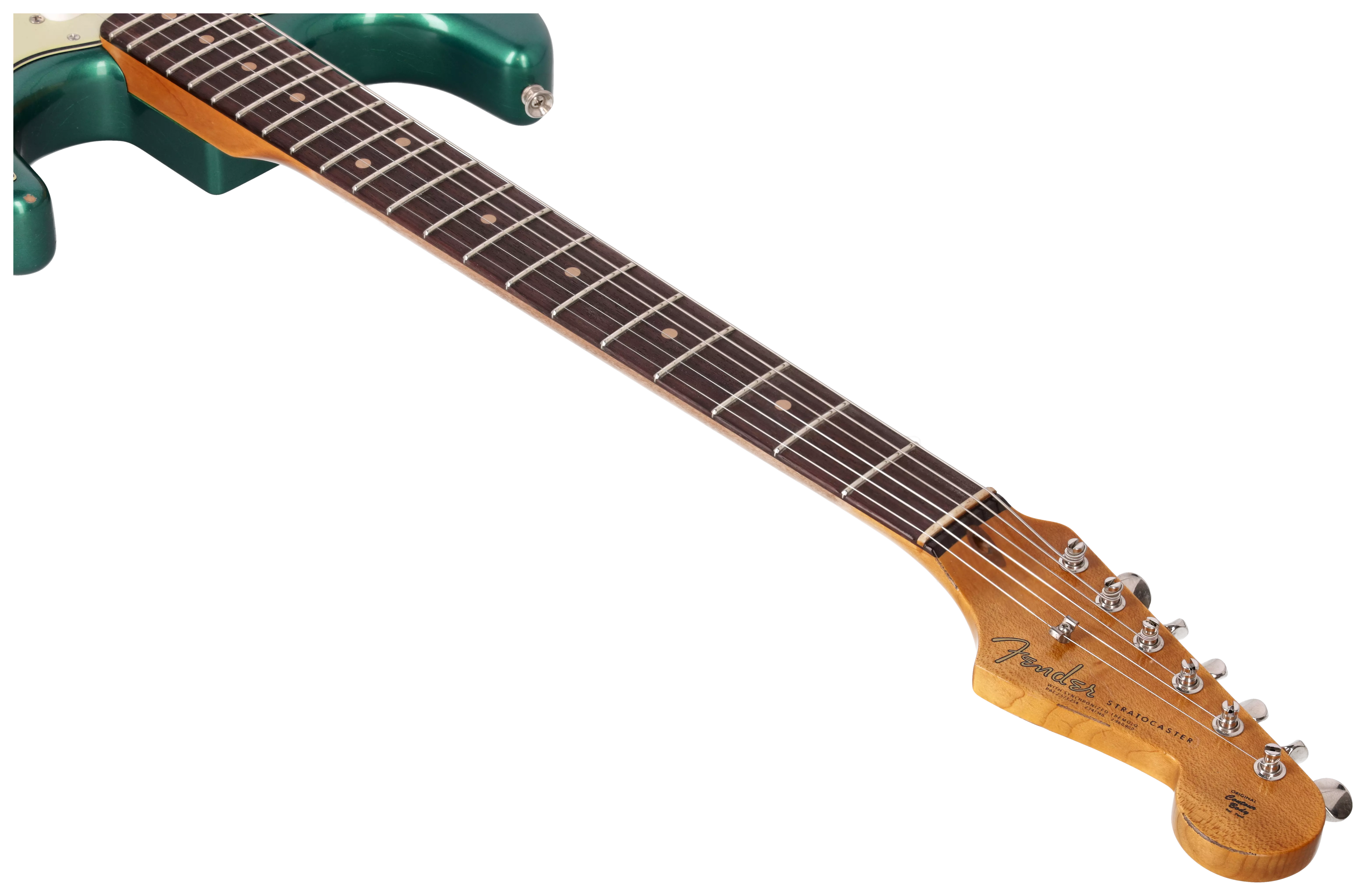Fender Custom Shop 1963 Stratocaster Relic Aged British Racing Green Metallic #3 13