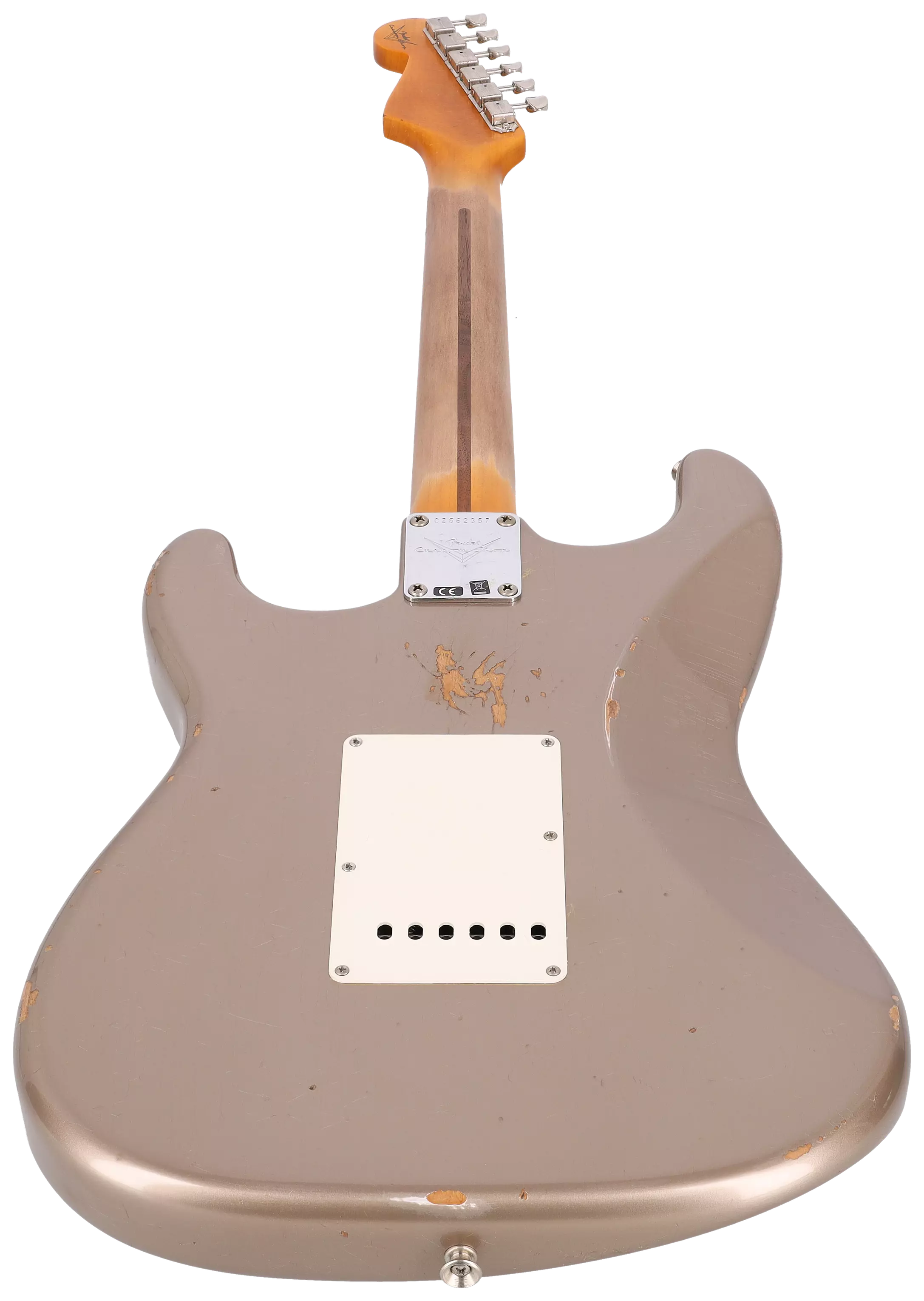 Fender Custom Shop 1963 Stratocaster Relic Aged Shoreline Gold Metallic 8