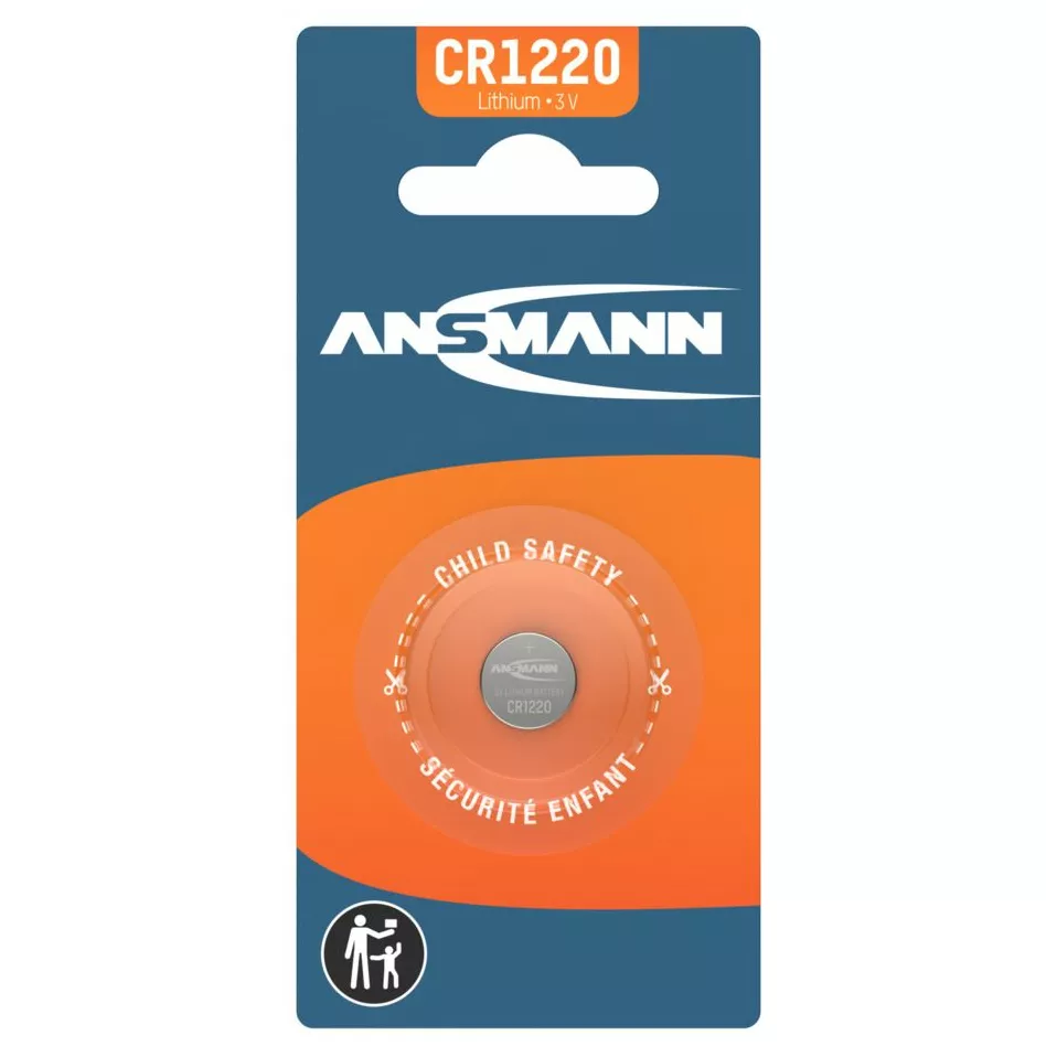 Ansmann Lithium Knopfzelle CR1220 2