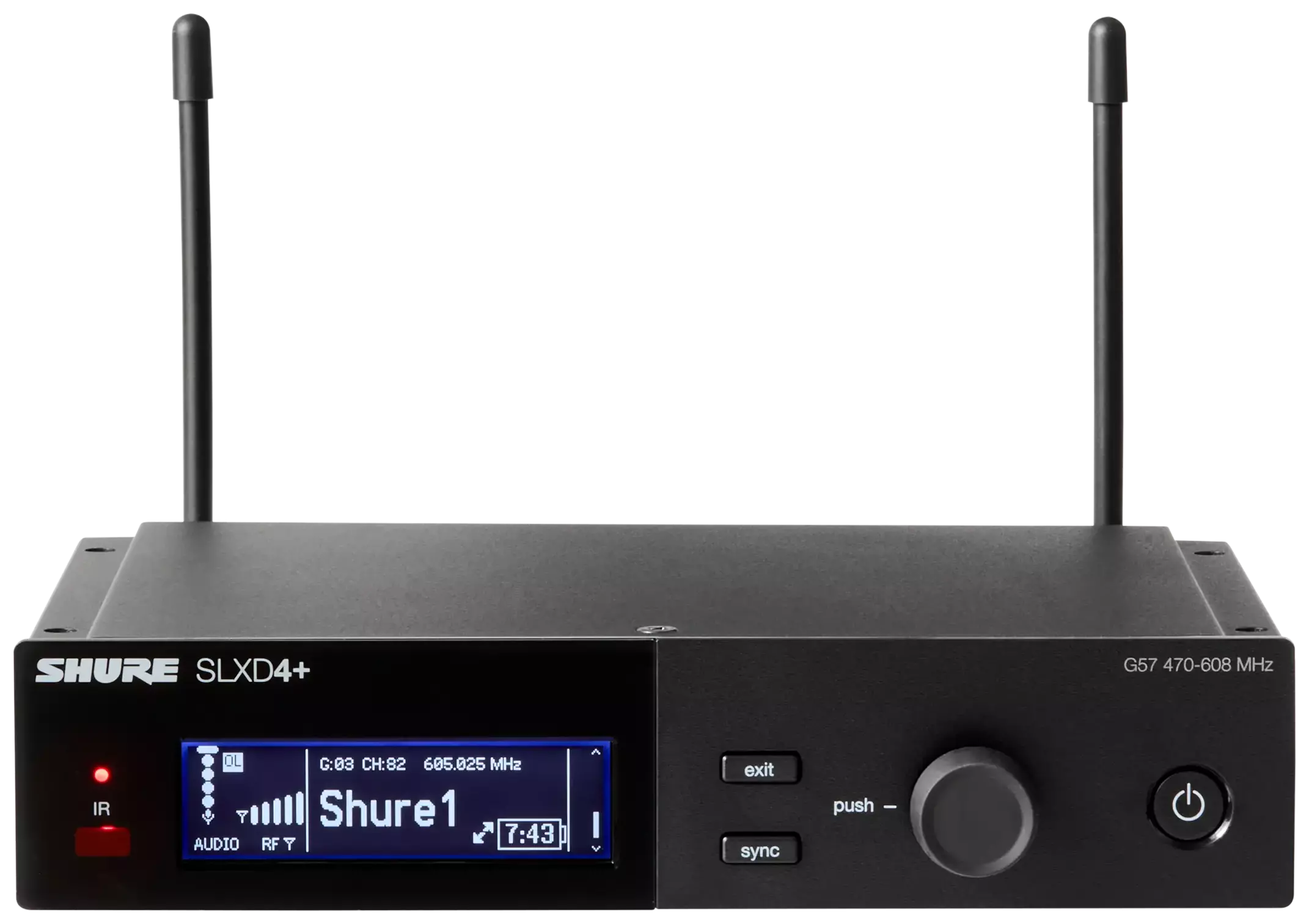 Shure SLXD24+ /N8C G65 Digitales Drahtlossystem
