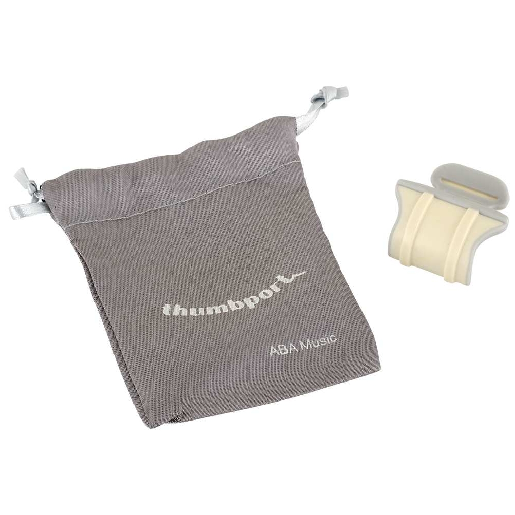 Thumbport - Thumbport Daumenstütze für Querflöte Grau Elfenbein - 1