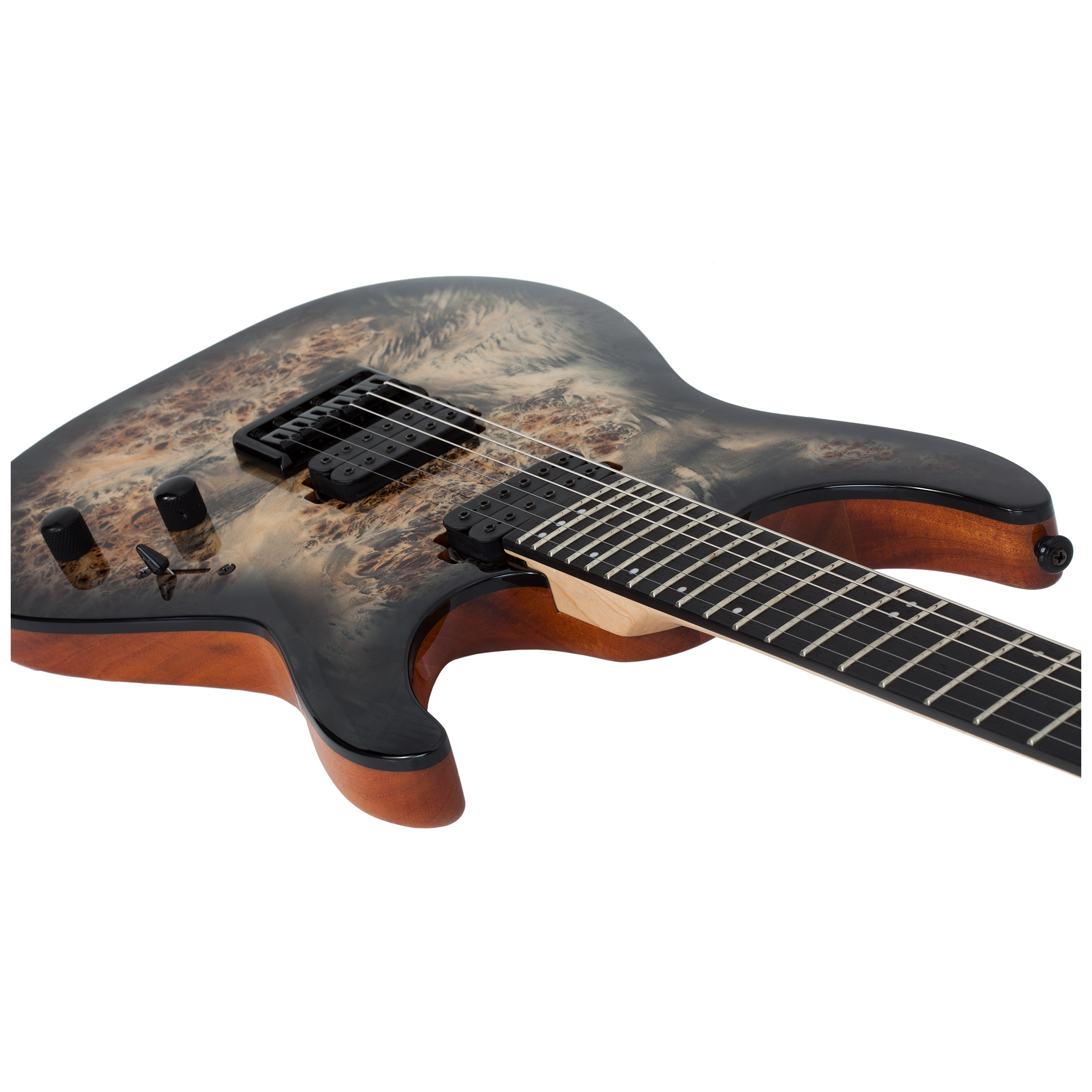 Schecter C-6 Pro Charcoal Burst 4