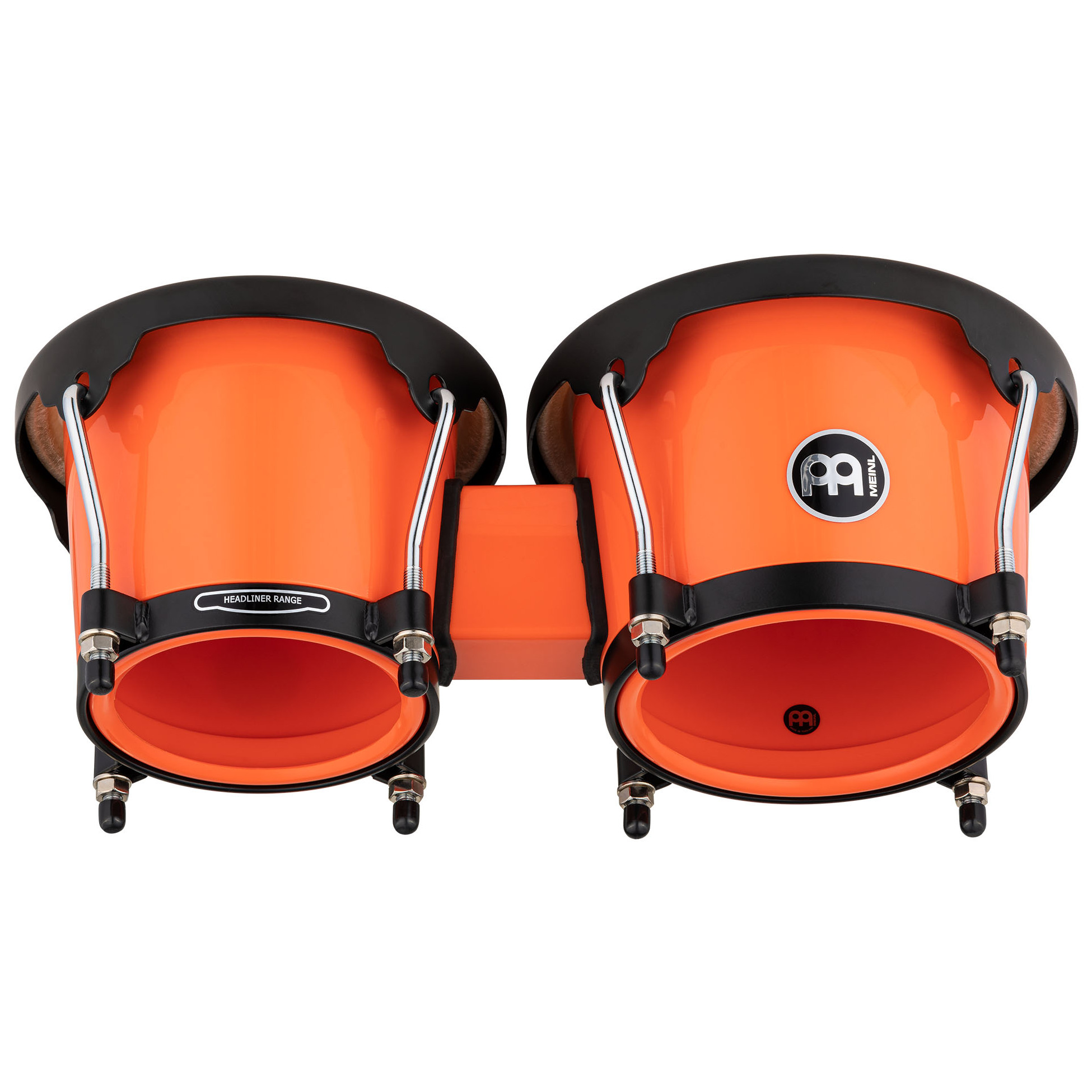 Meinl Percussion HB50EC - 6 1/2" & 7 1/2" Molded ABS Bongo, Electric Coral   3