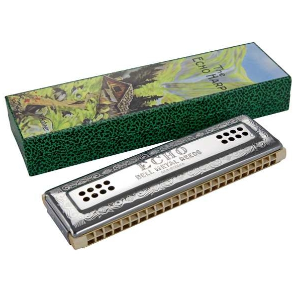 Hohner - Hohner Echo Harp 96 C G-Mundharmonika