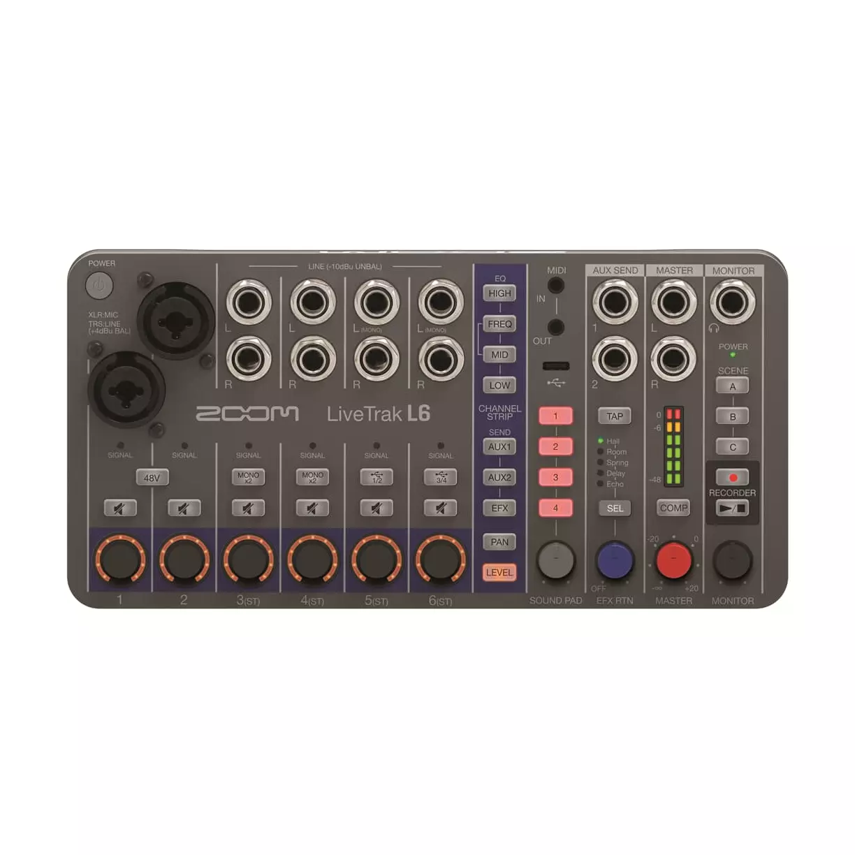 Zoom LiveTrak L6 4