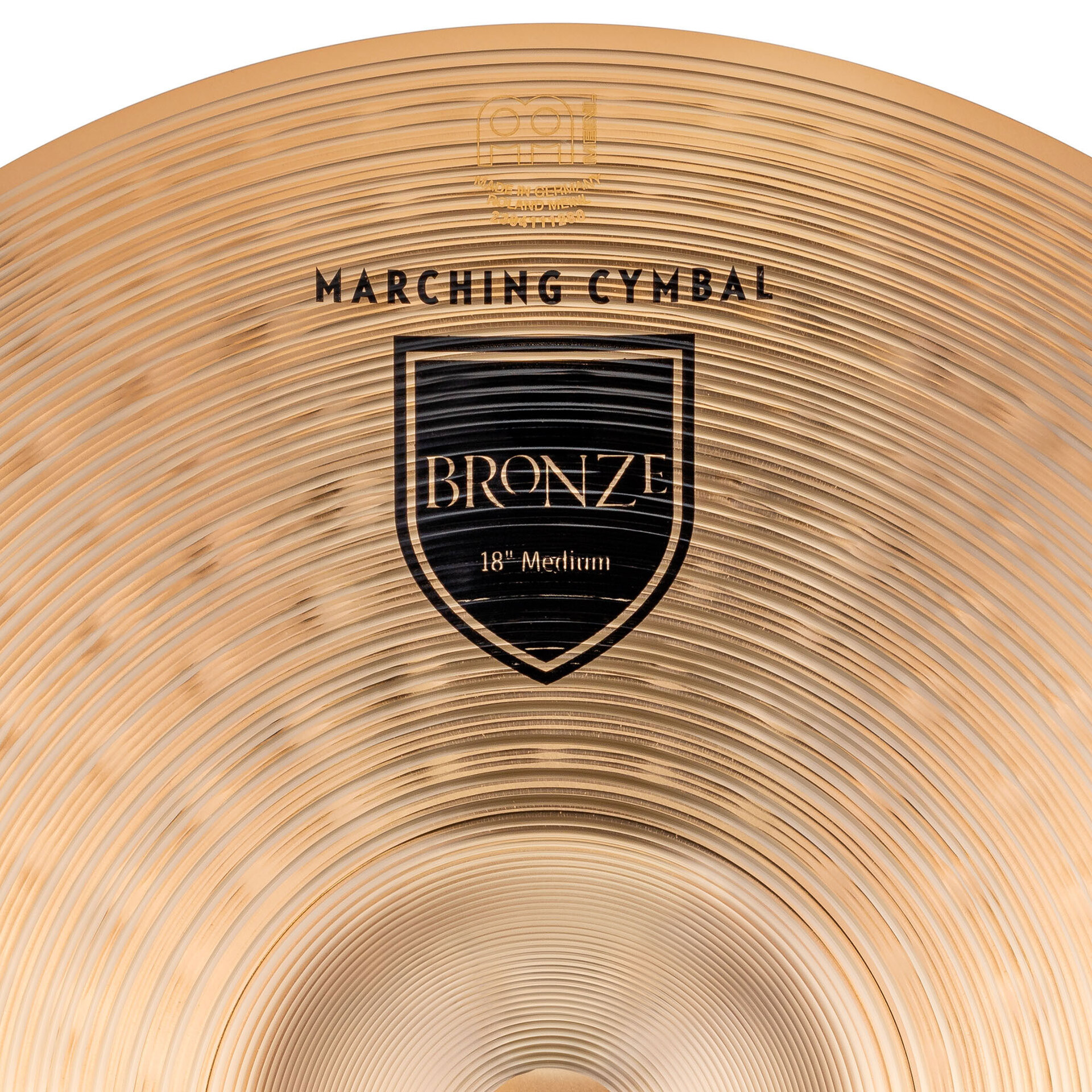 Meinl Cymbals Student Bronze MA-BZ-18M 18" Marching Cymbals 1